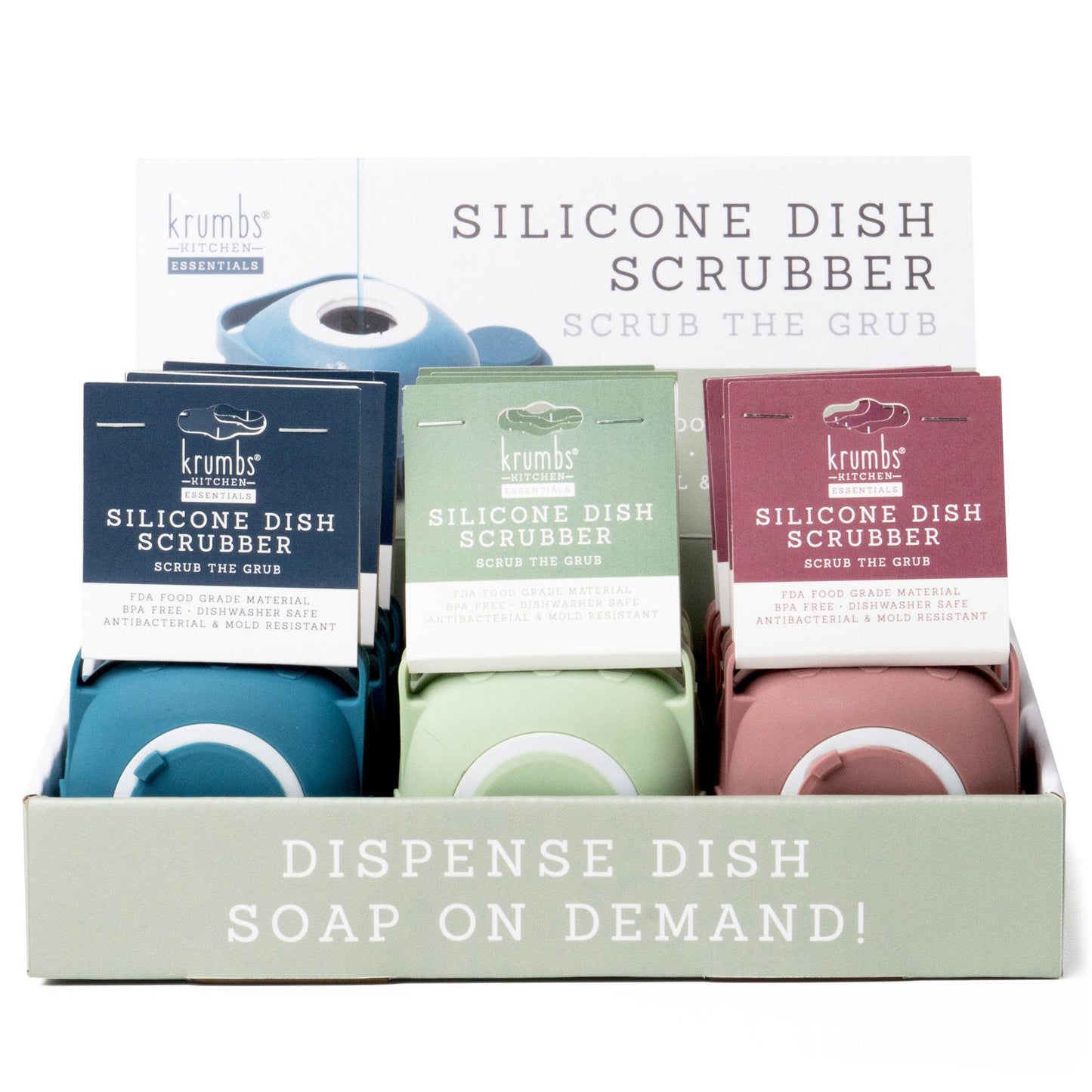 Krumbs Kitchen Silicone Dish Scrubber