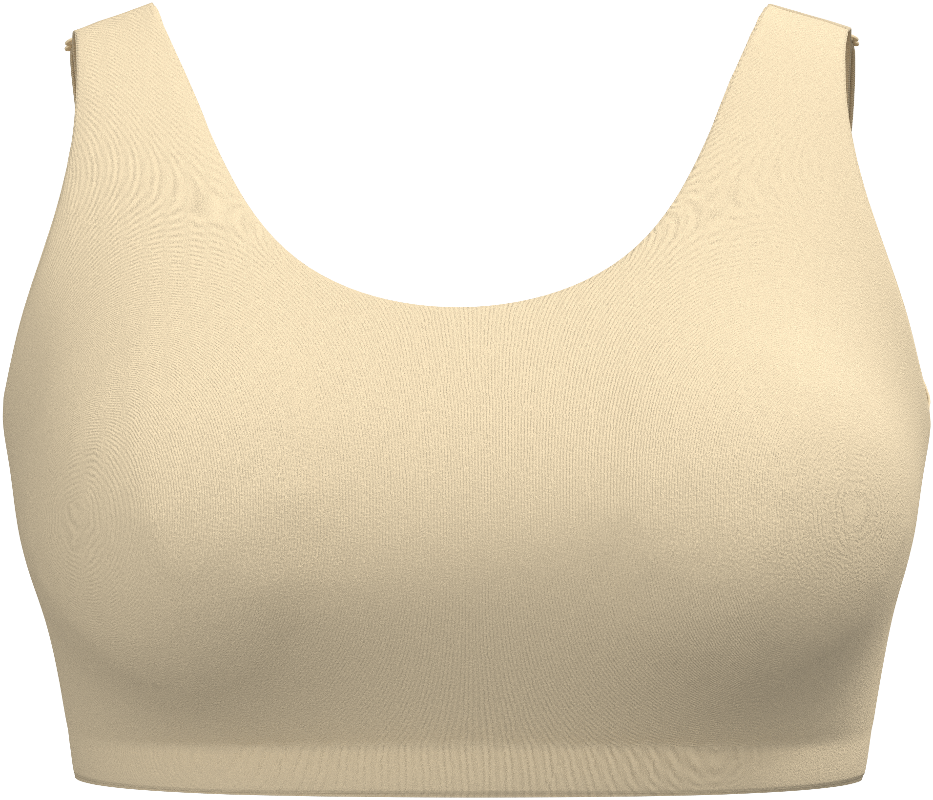 Nude scoop-neck bralette with smooth molded cups