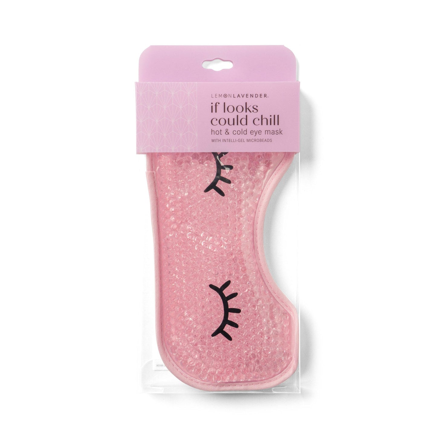 Lemon Lavender “If Looks Could Chill” Hot & Cold Gel Eye Mask – Reusable Relief Mask