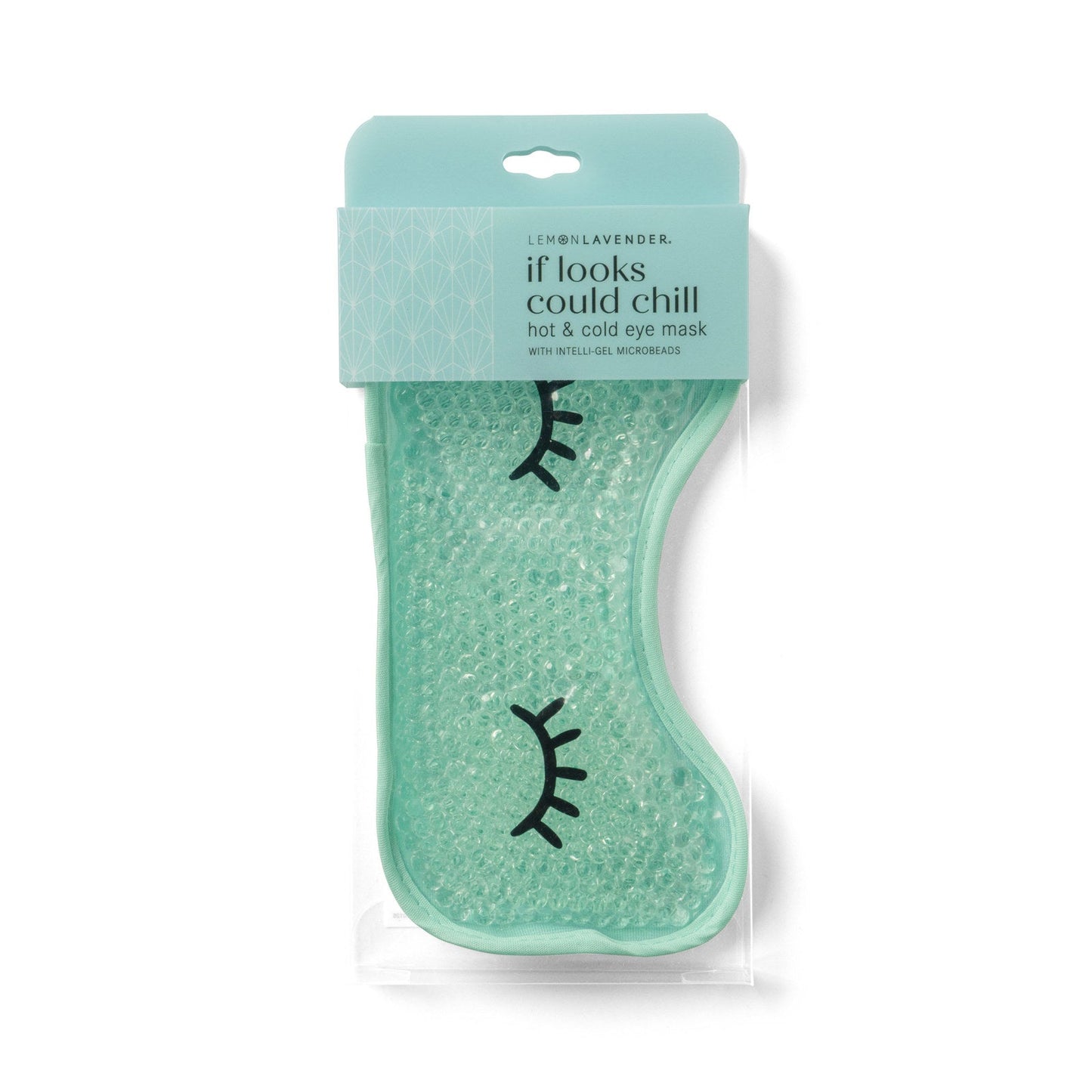 Lemon Lavender “If Looks Could Chill” Hot & Cold Gel Eye Mask – Reusable Relief Mask