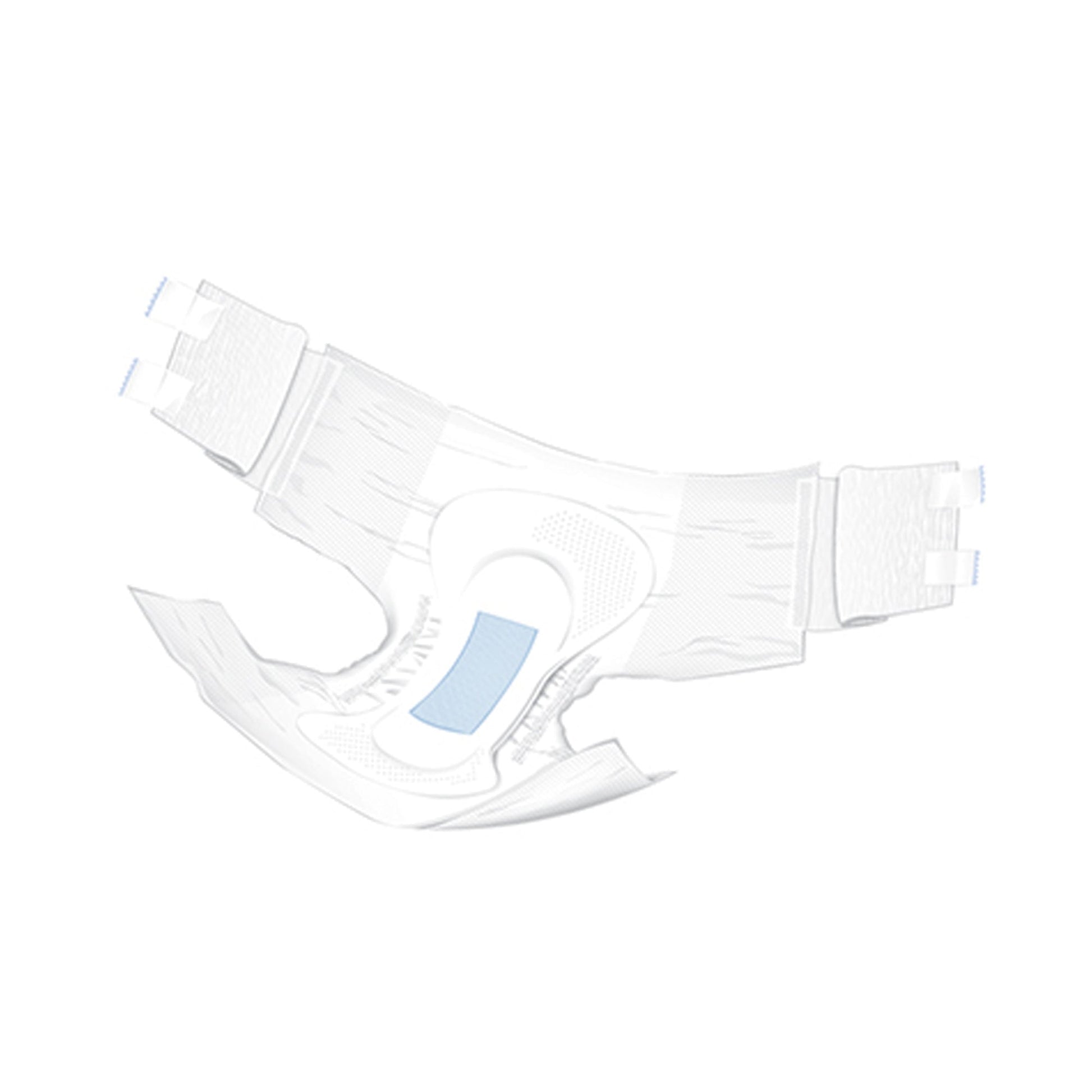 Bariatric Ultra brief layout with front panel and leg openings, 3XL
