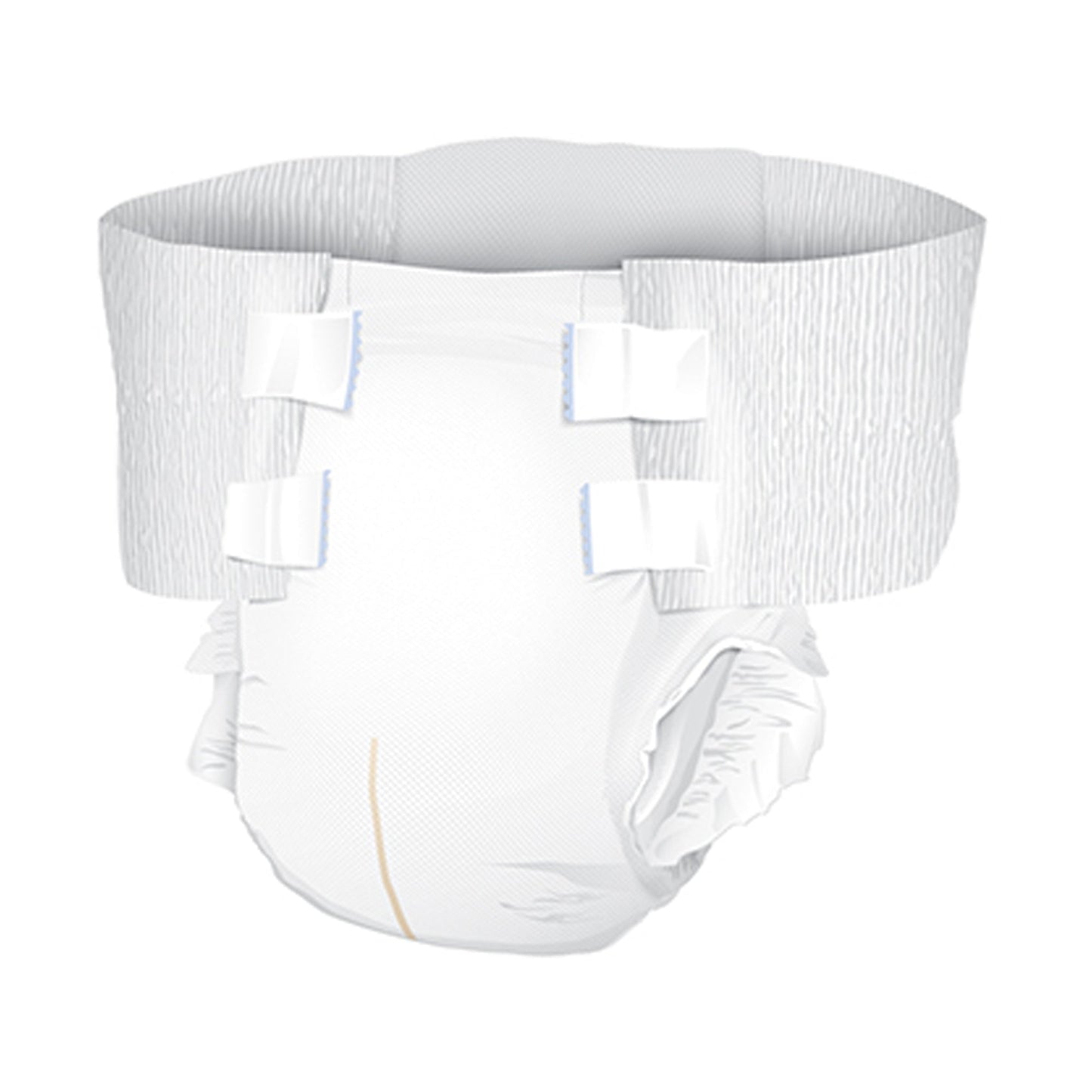 White bariatric ultra brief with snap-like tabs and stretch waist, 3XL