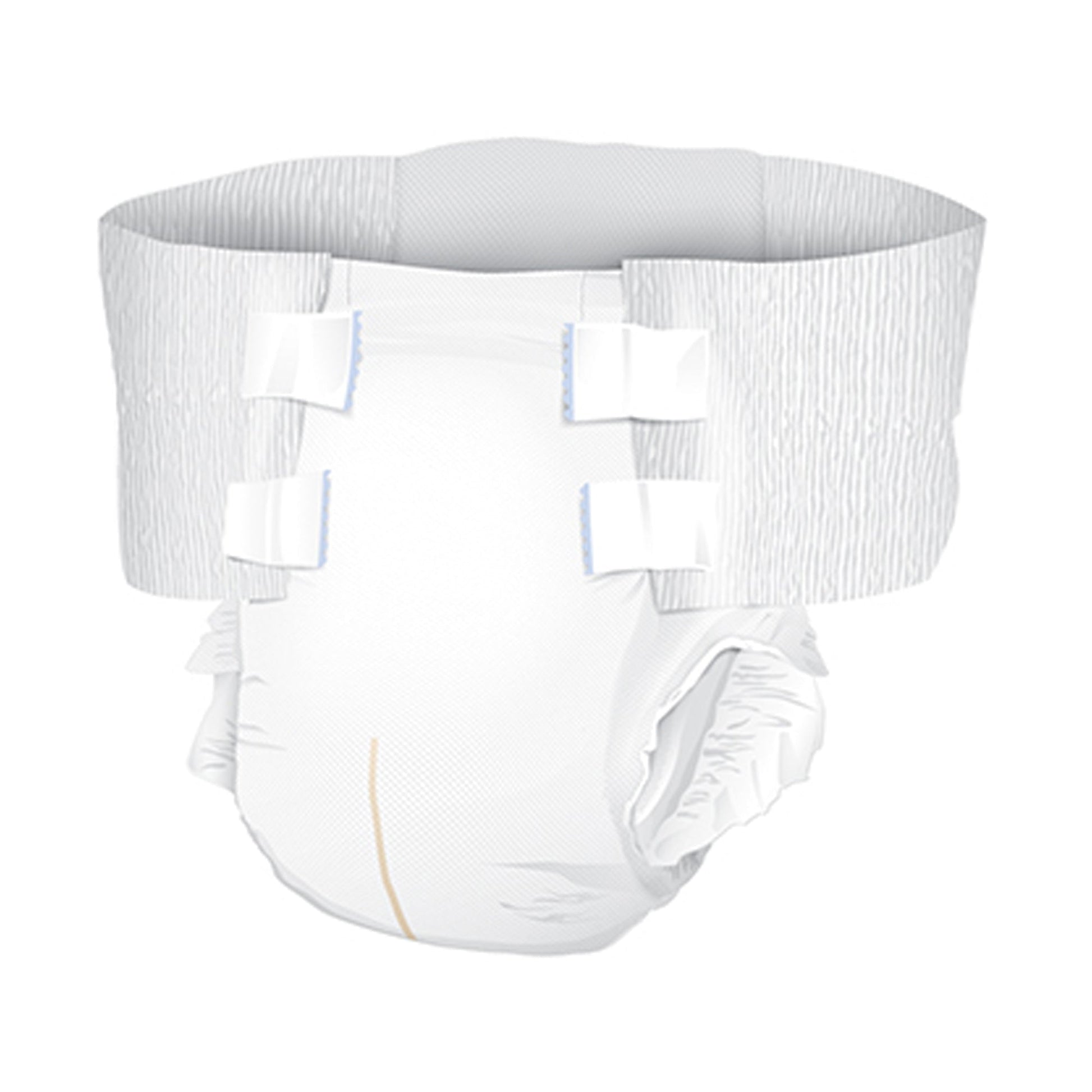 White bariatric ultra brief with snap-like tabs and stretch waist, 3XL