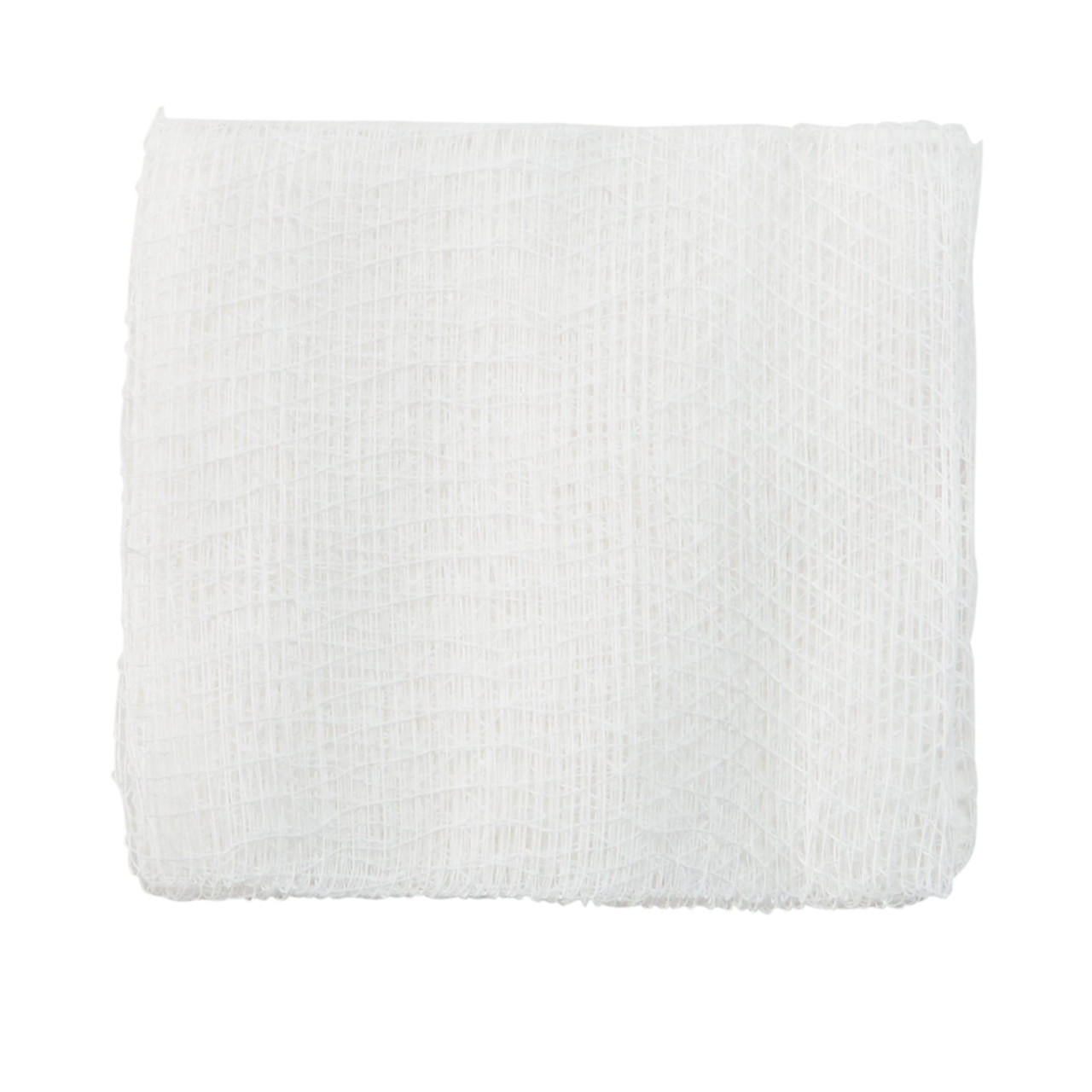 Non-sterile woven gauze sponge square, 3x3 in; fine mesh texture