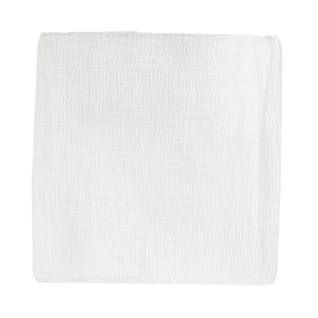 Single square sterile woven gauze sponge, 4 x 4 inch, 12-ply