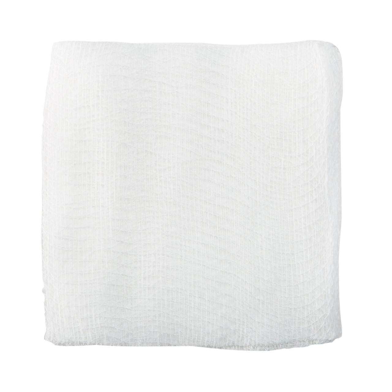 4x4 inch non-sterile gauze sponge square, 16-ply woven cotton pad