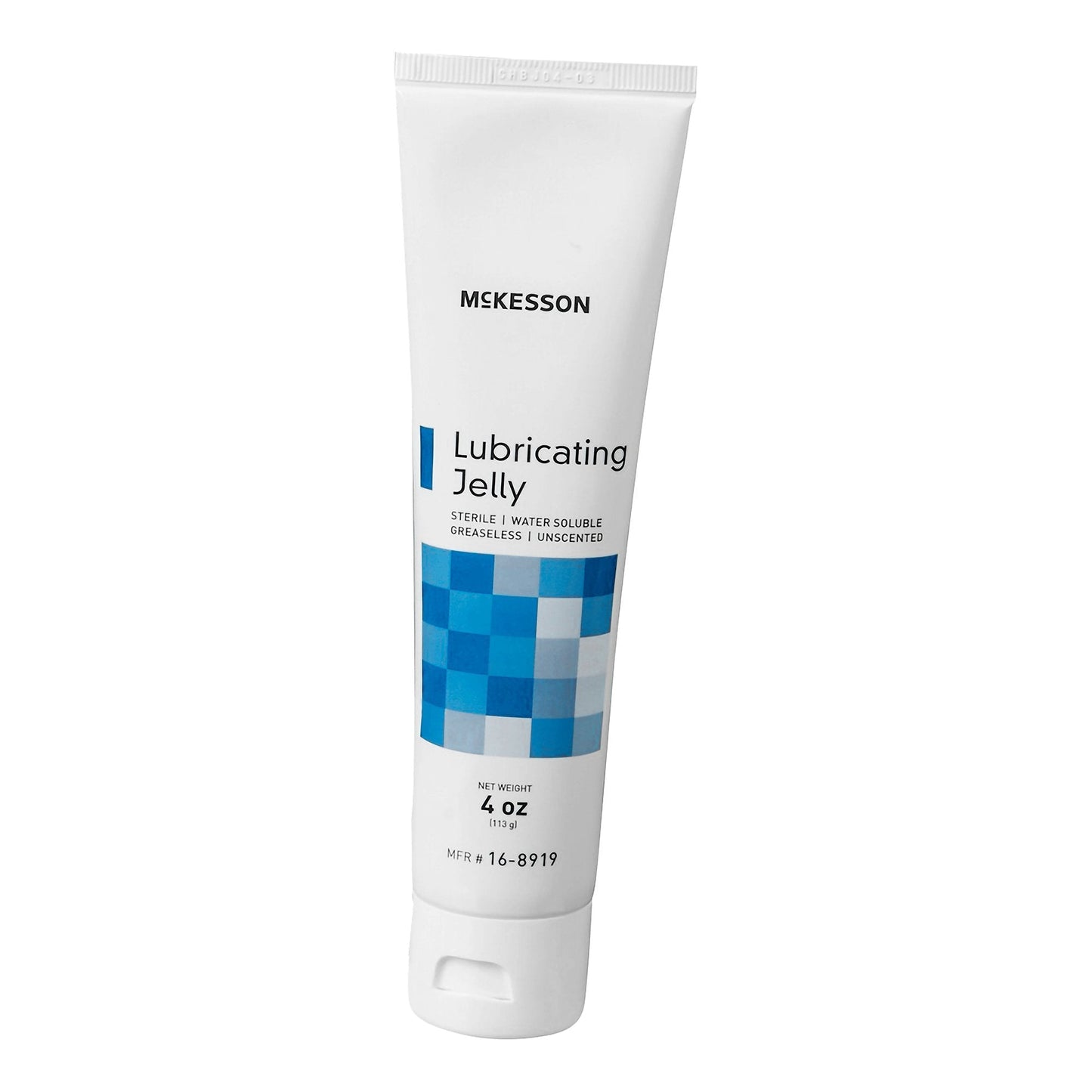 4 oz lubricating jelly tube, sterile water-soluble, grease-free, unscented