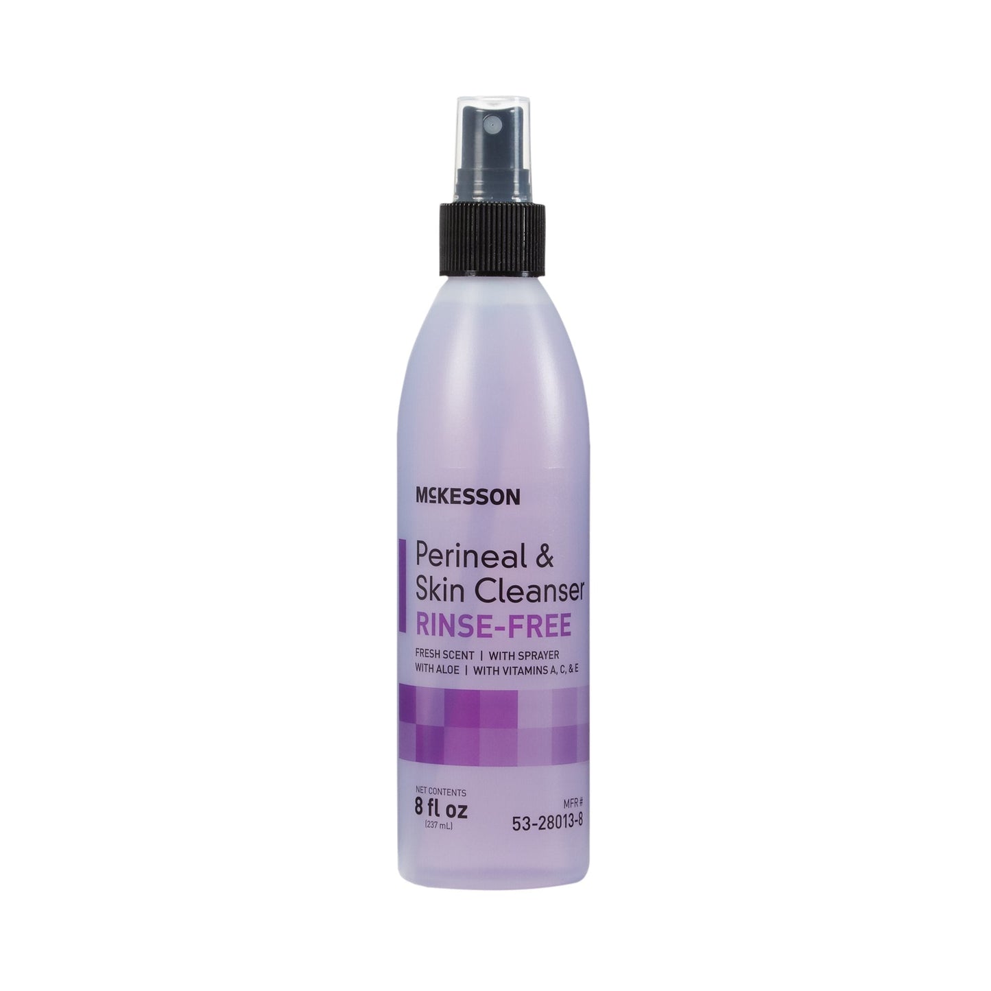 Perineal & skin cleanser rinse-free sprayer bottle, fresh scent, 8 fl oz pump bottle