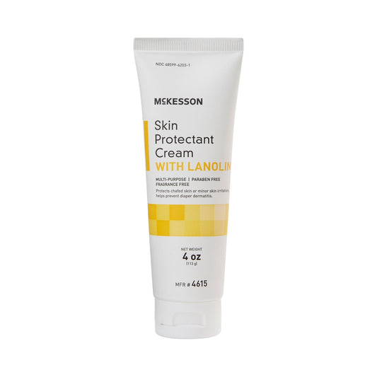 McKesson skin protectant cream with lanolin, unscented 4 oz tube