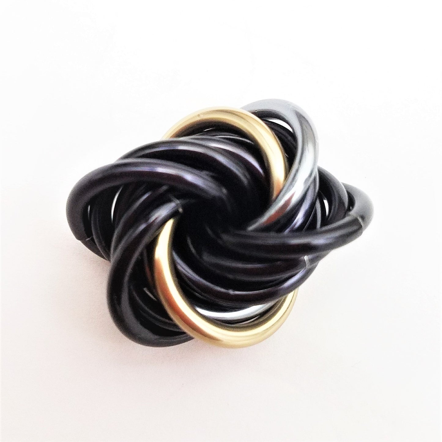 Möbii® ECLIPSES Collection: Shiny Multicolor Fidget Stress Balls Steel Lynx