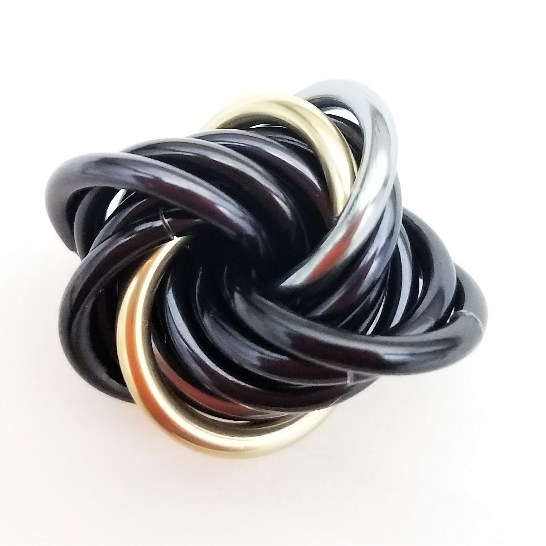 Möbii® ECLIPSES Collection: Shiny Multicolor Fidget Stress Balls Steel Lynx