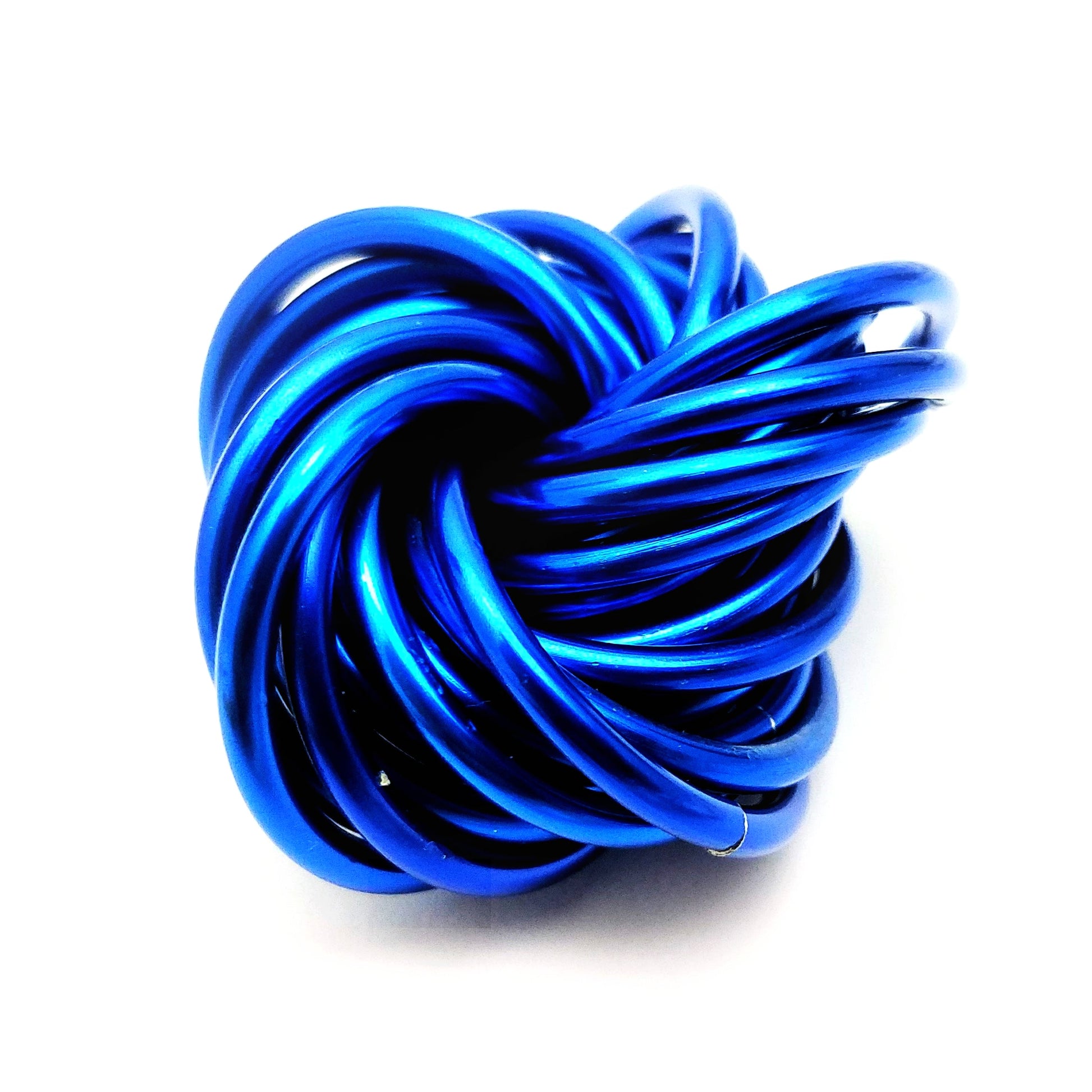 Möbii® SOLID Color Collection: Stress Ball, Stim Fidget Ball Desk Toy Steel Lynx