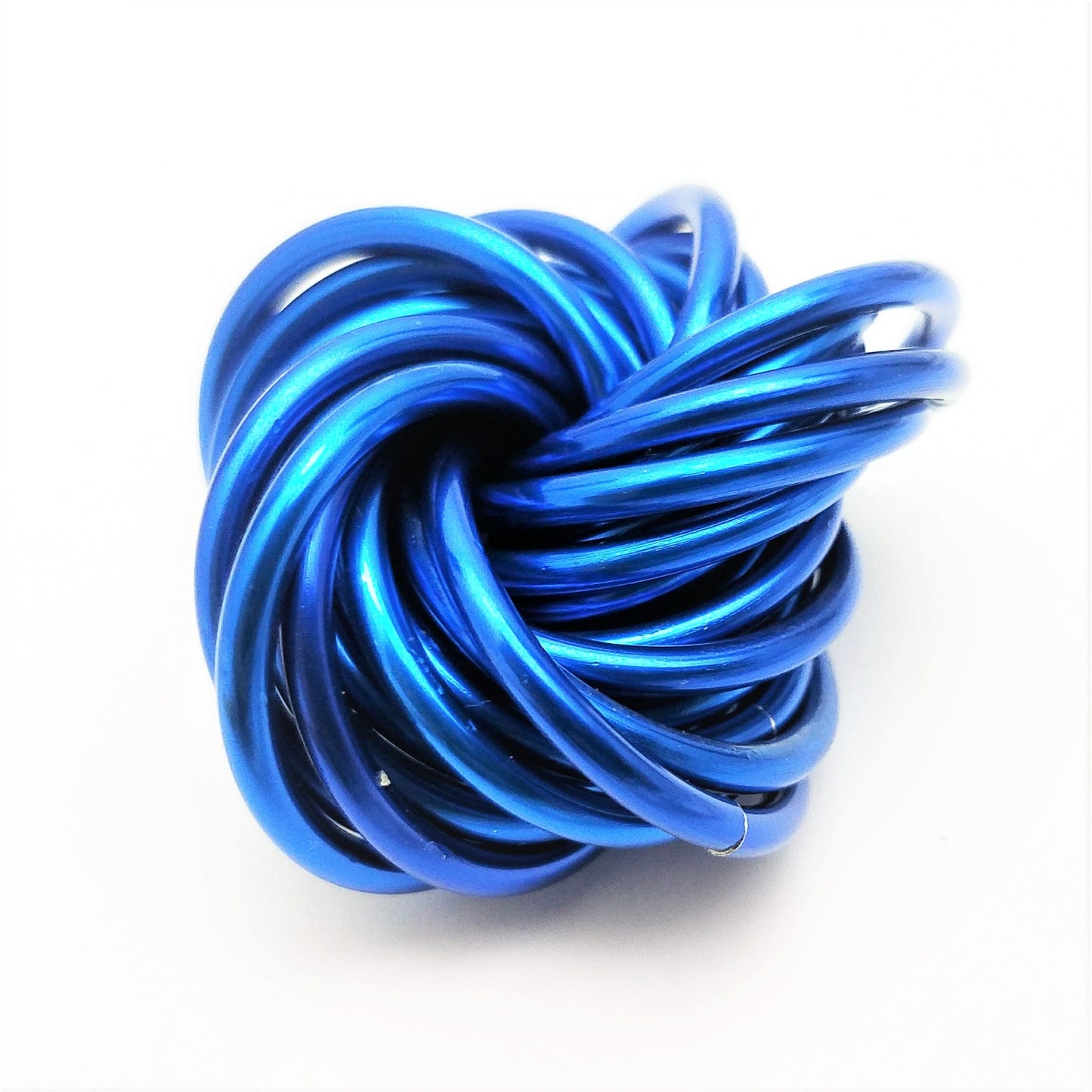Möbii® SOLID Color Collection: Stress Ball, Stim Fidget Ball Desk Toy Steel Lynx