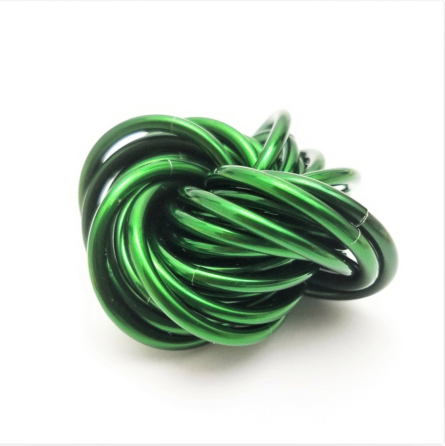 Möbii® SOLID Color Collection: Stress Ball, Stim Fidget Ball Desk Toy Steel Lynx