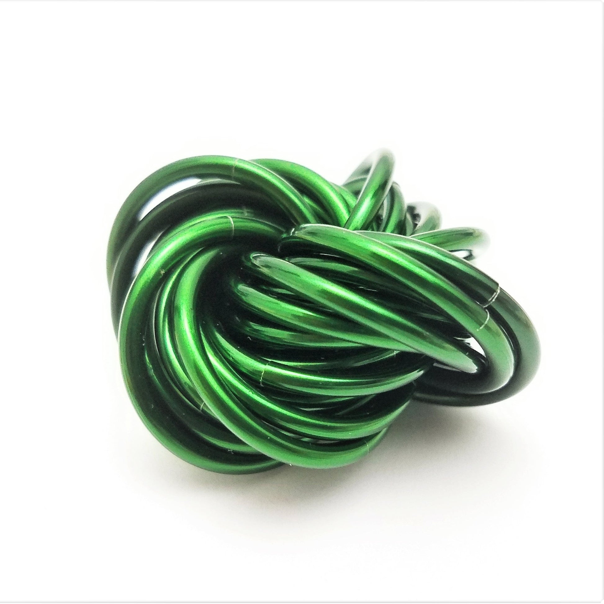 Möbii® SOLID Color Collection: Stress Ball, Stim Fidget Ball Desk Toy Steel Lynx