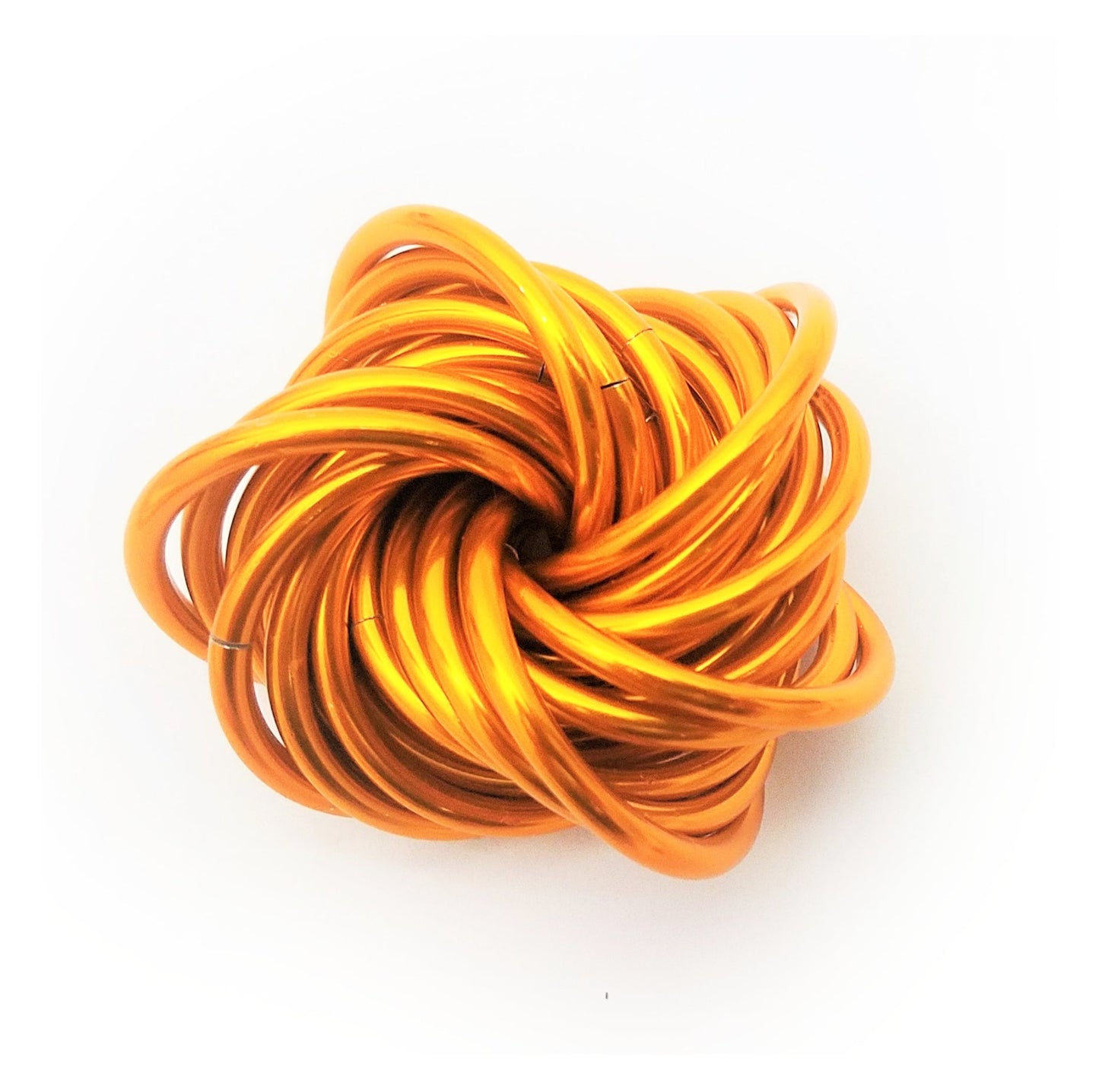 Möbii® SOLID Color Collection: Stress Ball, Stim Fidget Ball Desk Toy Steel Lynx