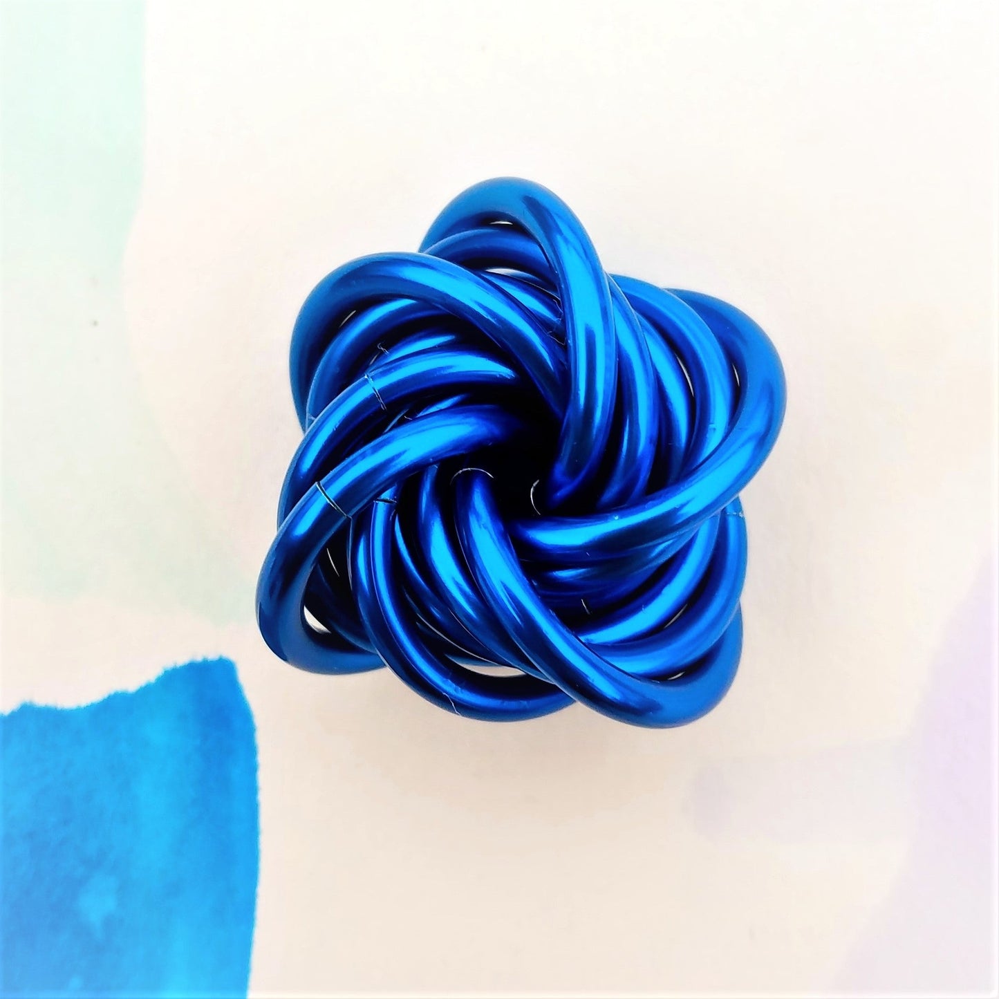 Möbii® SOLID Color Collection: Stress Ball, Stim Fidget Ball Desk Toy Steel Lynx