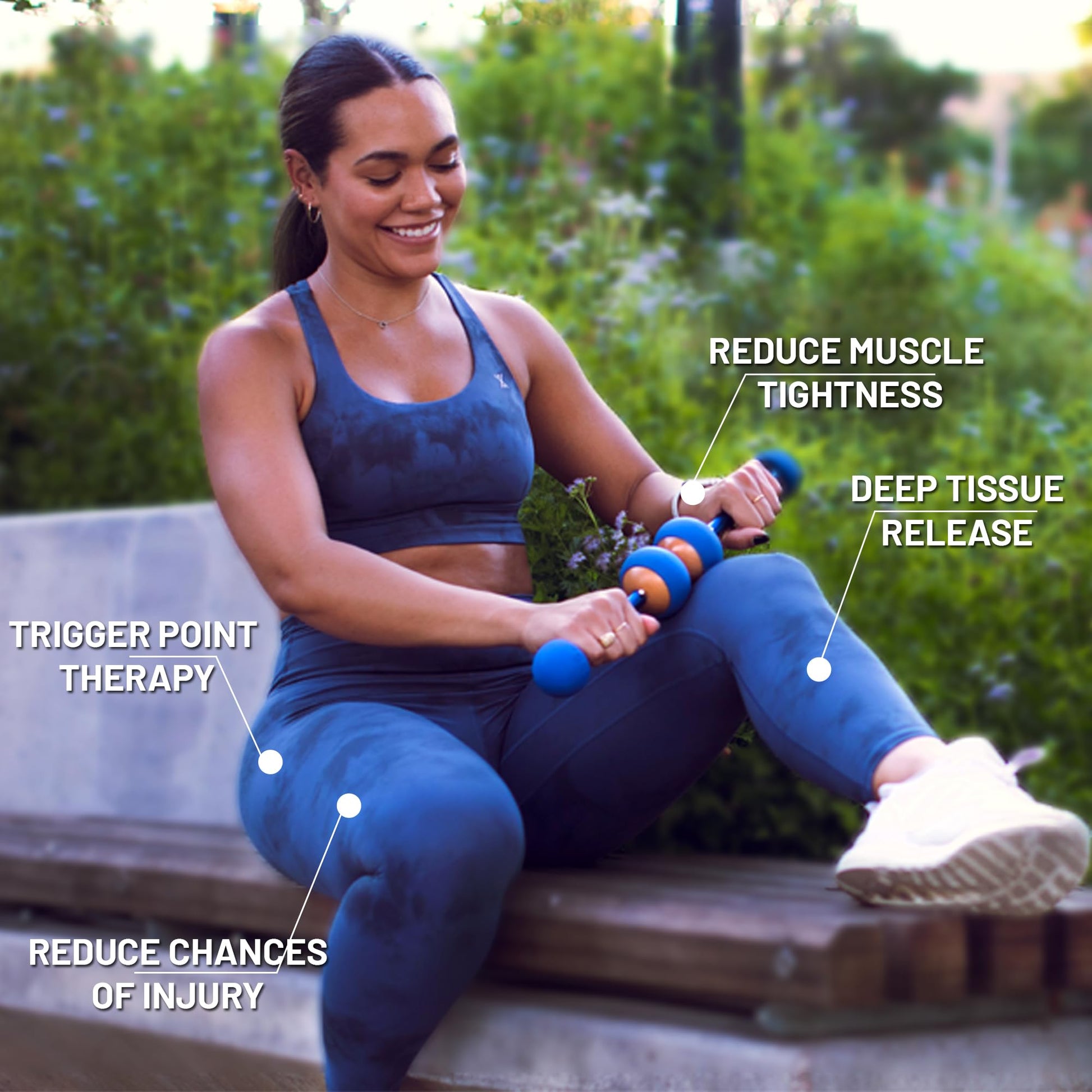 MOBO Myofascial Release Tool & Muscle Roller Stick MOBO