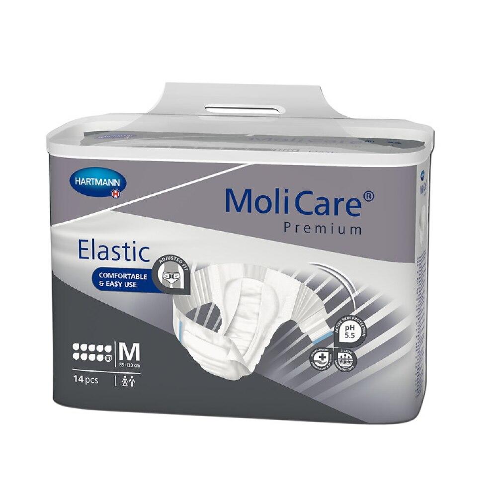 MoliCare Premium elastic briefs pack, size M, 14-count