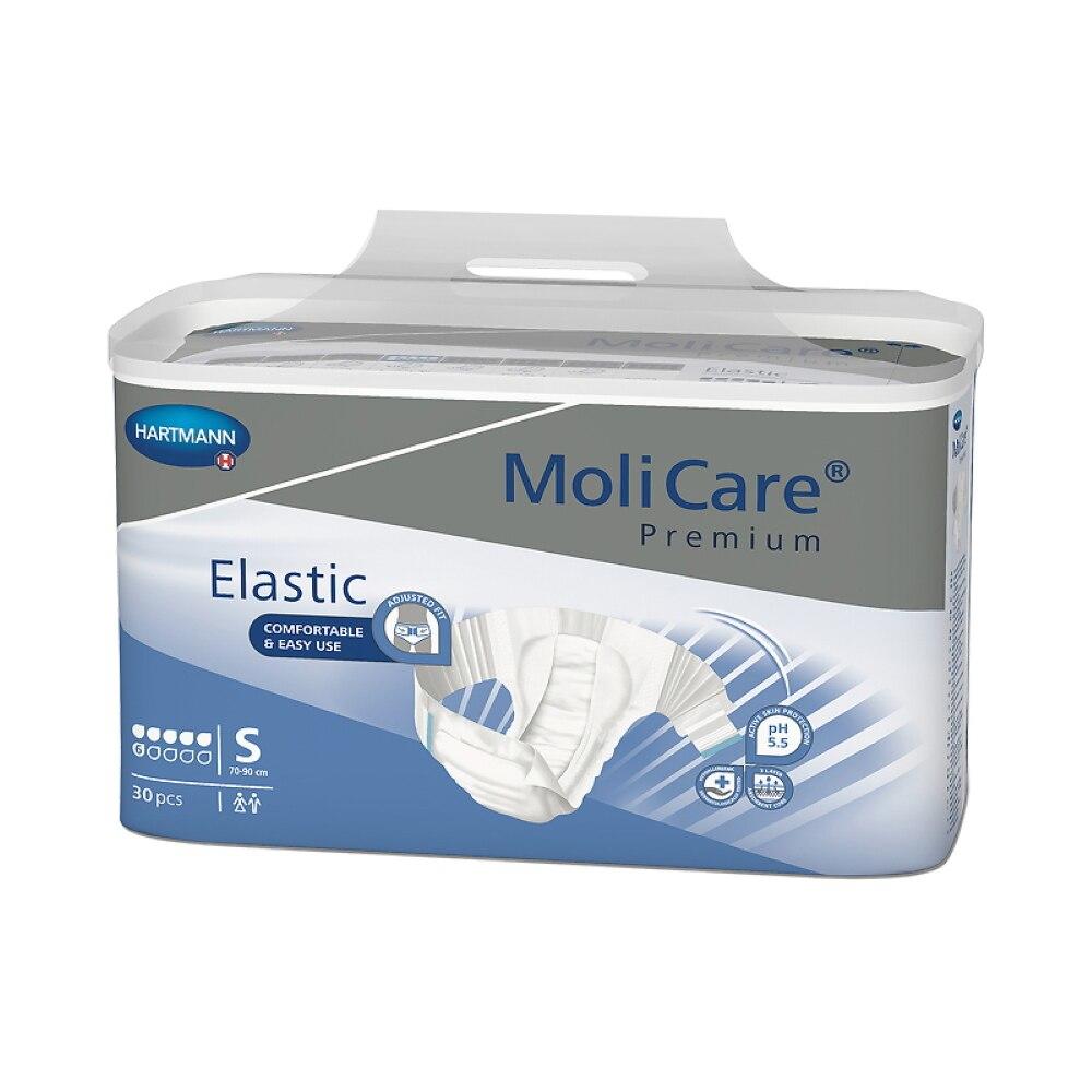 MoliCare Premium elastic briefs, size S, 30-count pack