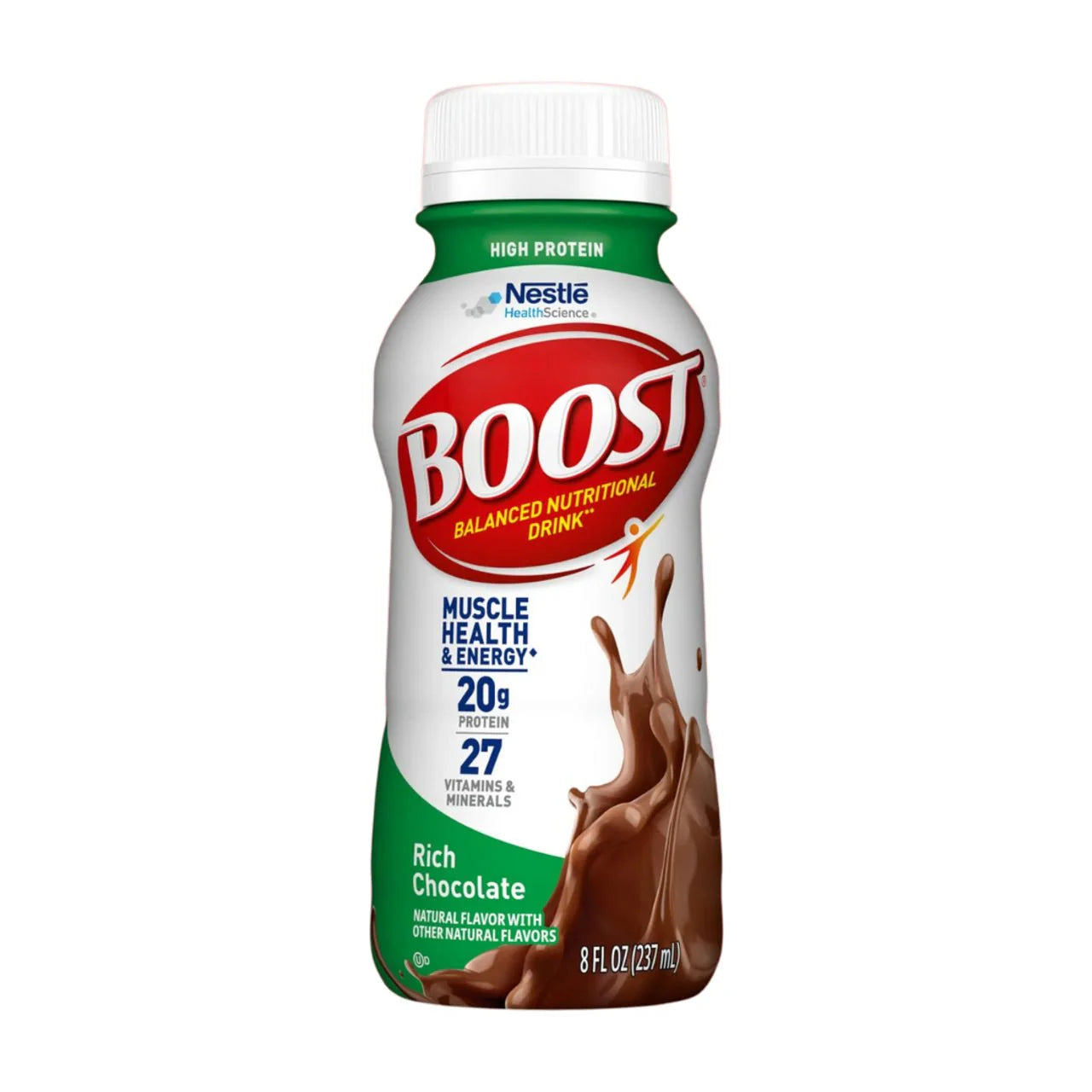 Boost high-protein rich chocolate drink, 8 fl oz bottle (237 mL)