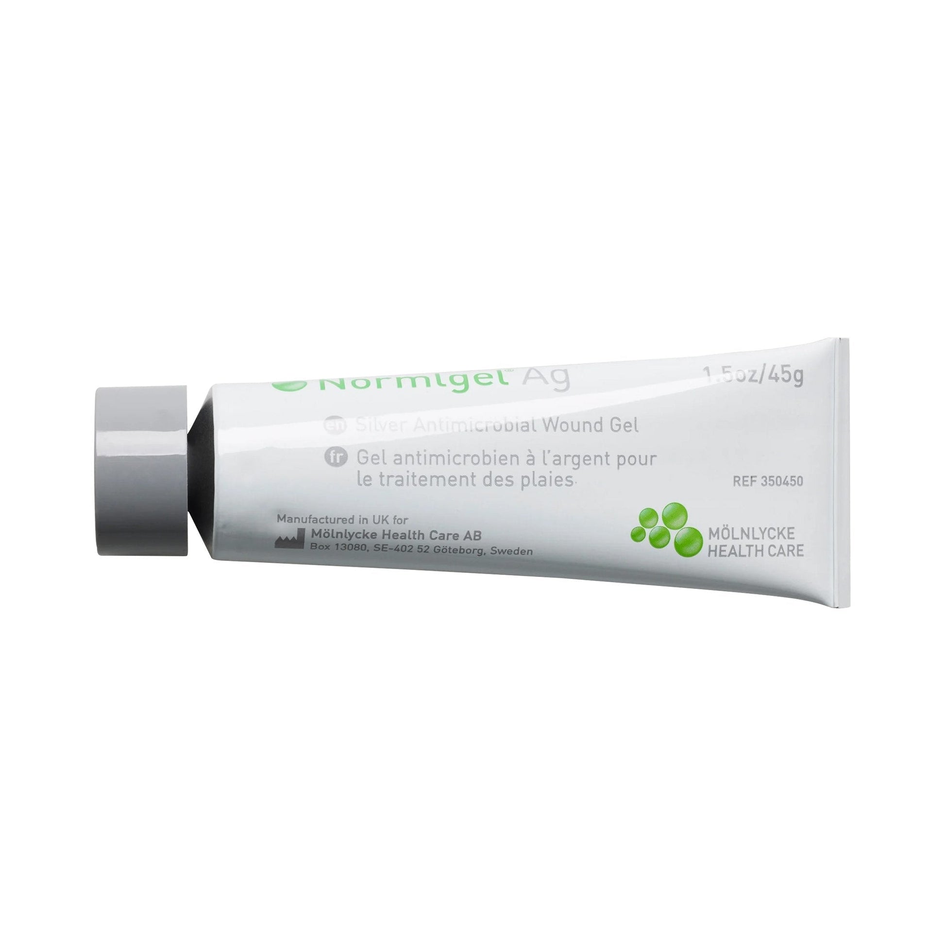 Normlgel Ag antimicrobial wound gel tube, 1.5 oz/45 g