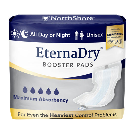EternaDry booster pads package, unisex, maximum absorbency