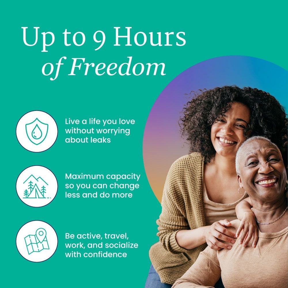 AirLock tab-style briefs benefits: up to 9 hours of freedom for daily confidence