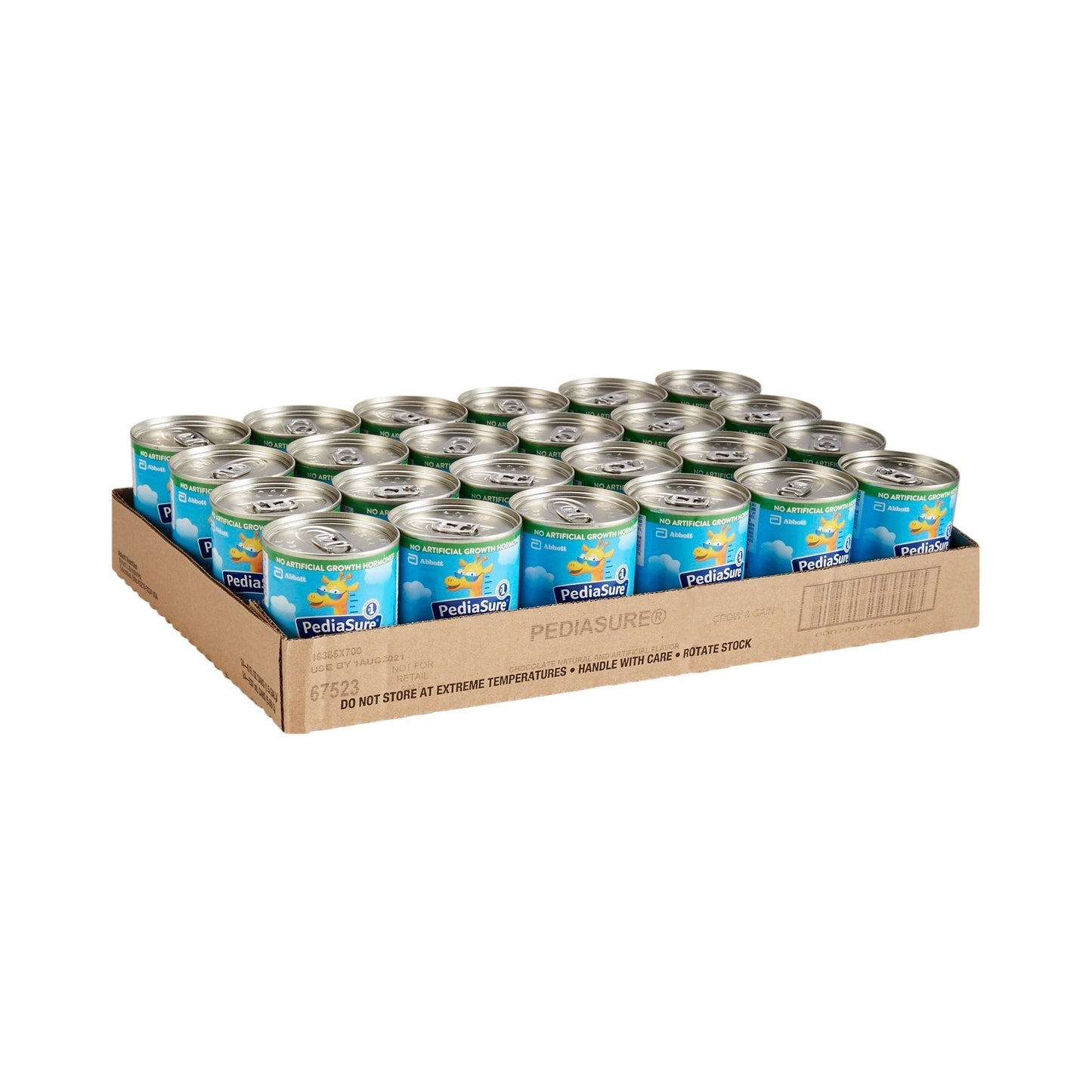 24-pack case of Pediasure Grow & Gain chocolate shake cans