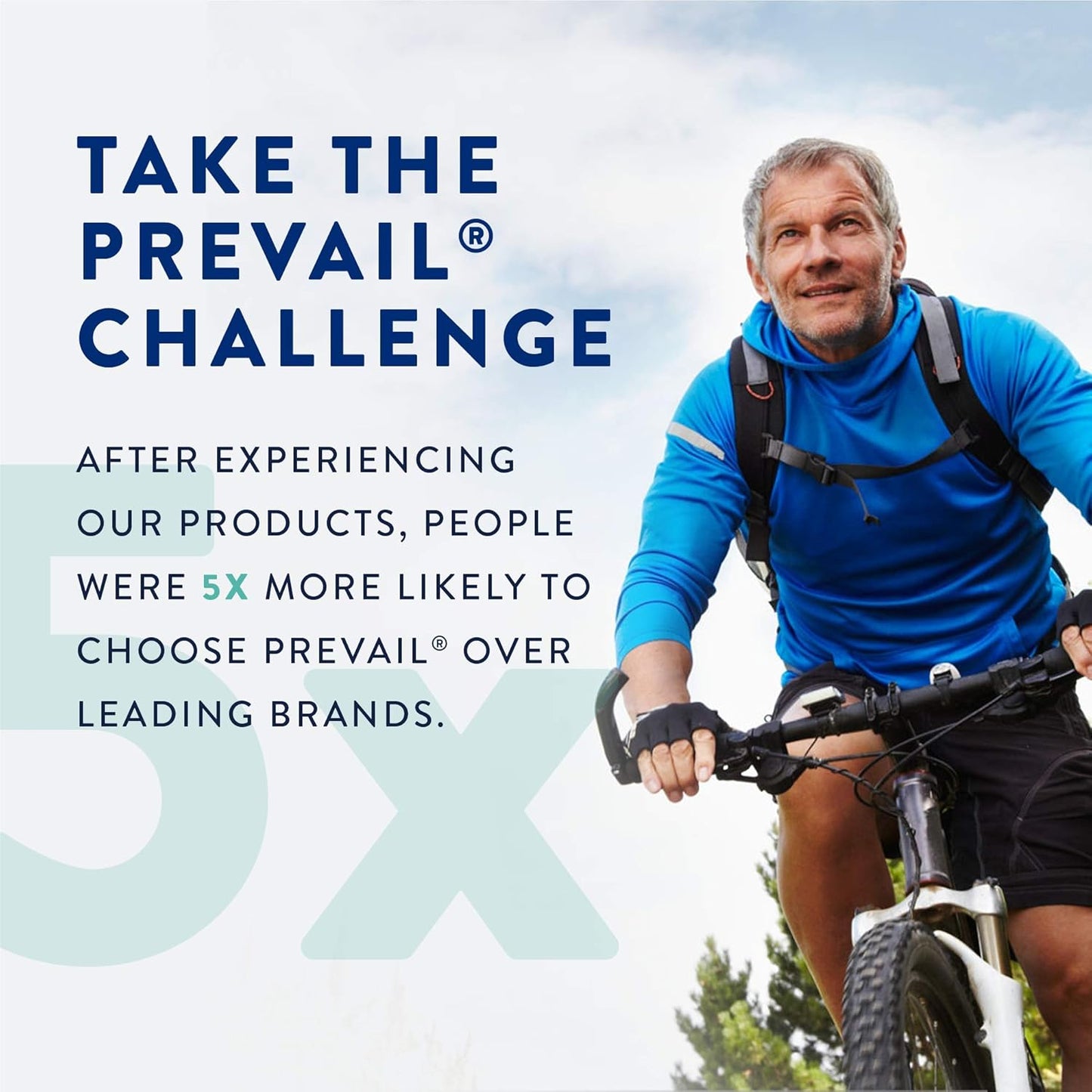 Promotional graphic for choosing protective hygiene products over other brands