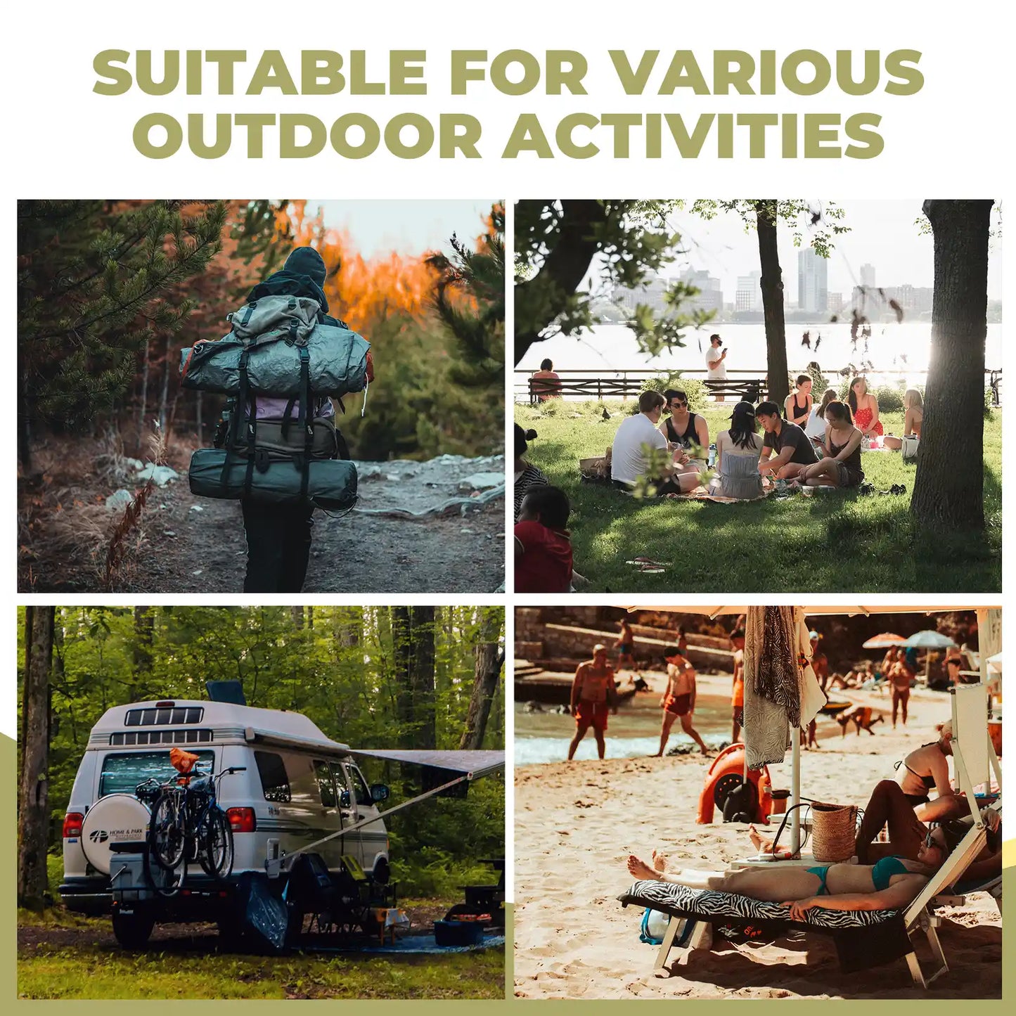 260lbs Folding Aluminum Camping Chair