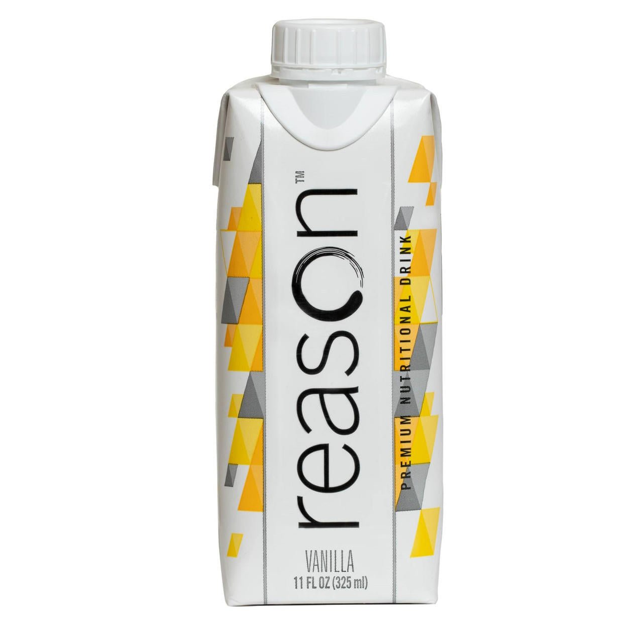 High-calorie nutrition beverage carton, vanilla flavor, 11 fl oz (325 ml).