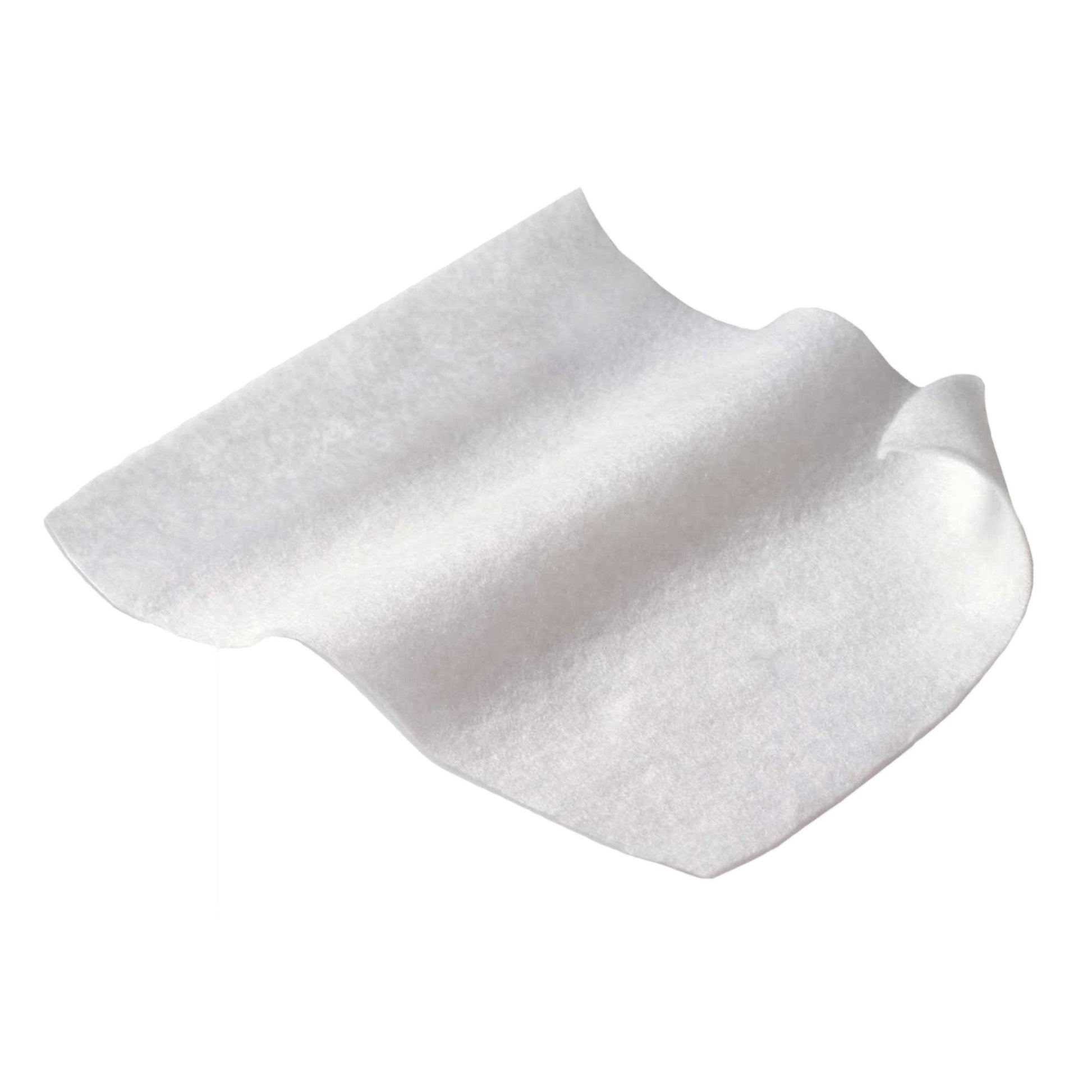 Barrier cream cloth, light gray disposable wipe