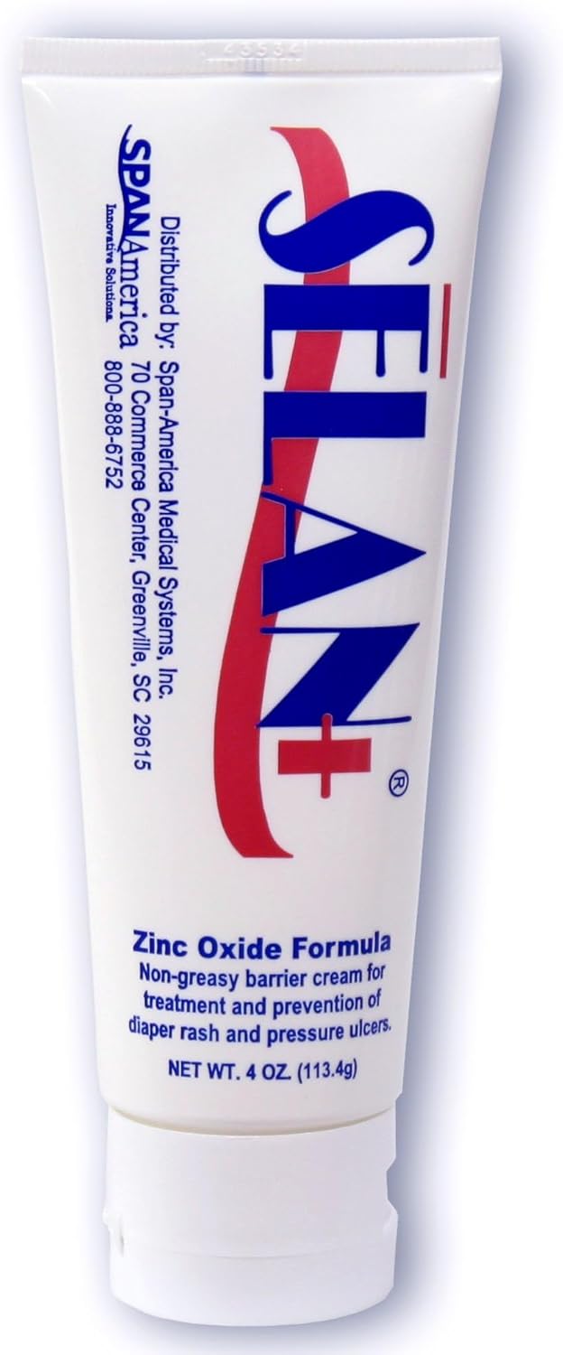 Selan+ zinc oxide barrier lotion tube, 4 oz (113 g), scented