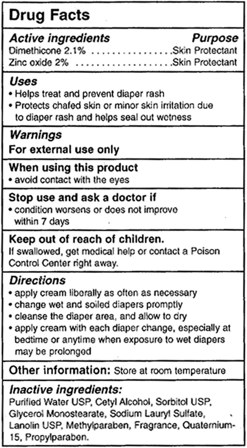 Drug Facts label for zinc oxide skin protectant barrier lotion