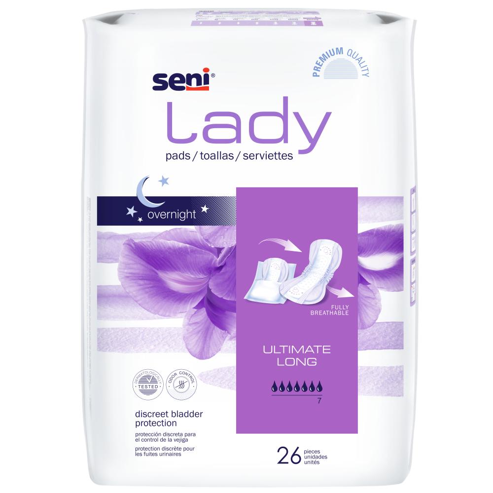 Seni Lady Ultimate Long pads, pack of 26 units
