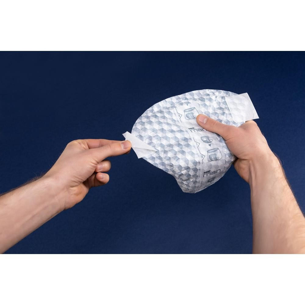 Seni Man Active Light guard showing individually wrapped pad