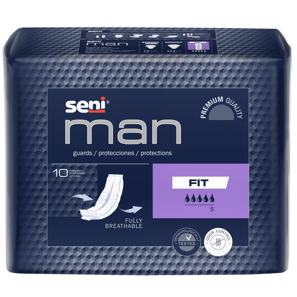 Seni Man Fit guards pack box, 10 pieces, breathable protection