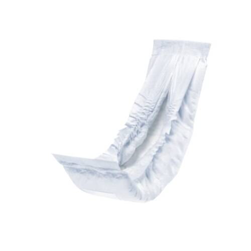 Close-up man fit guard, white breathable absorbent pads