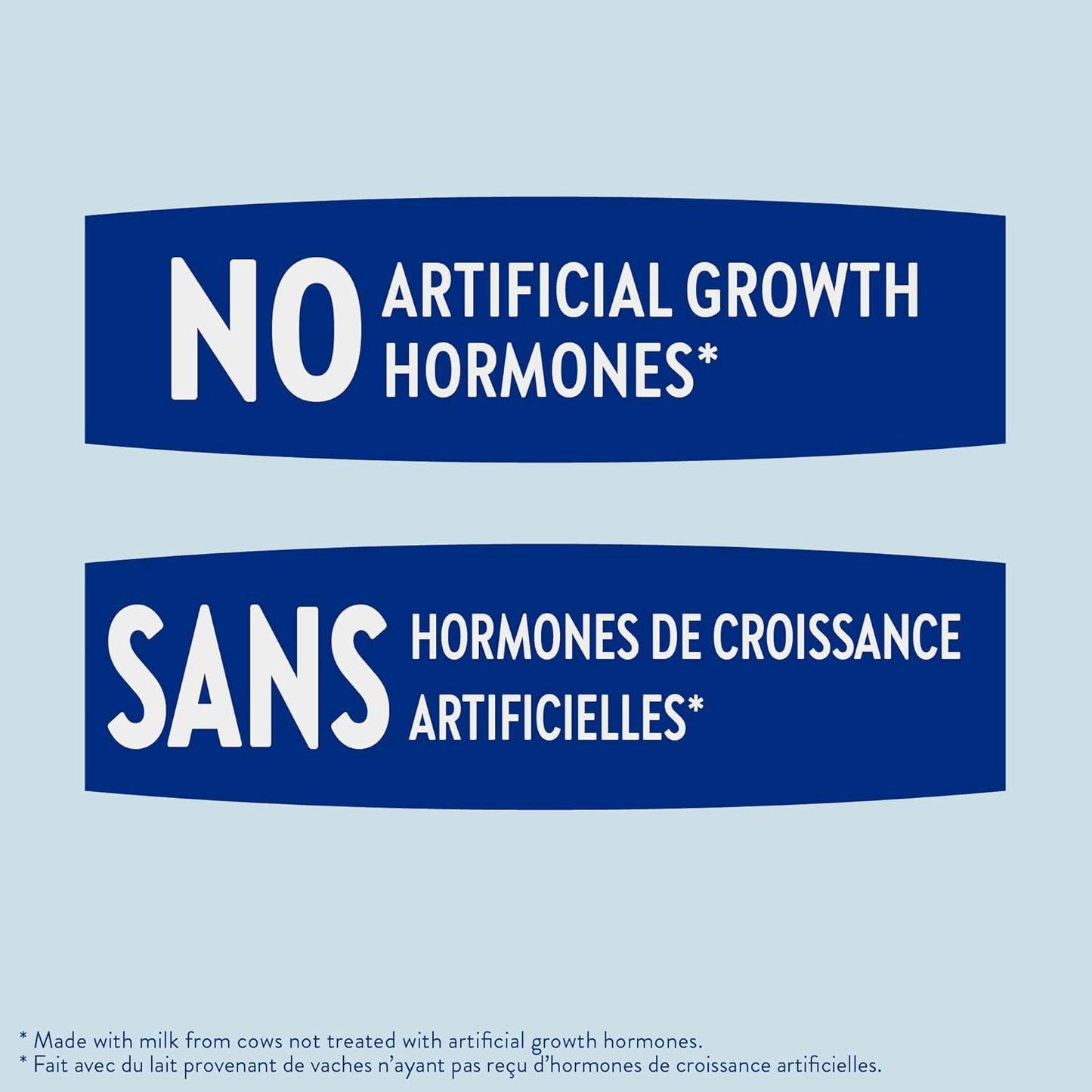 Similac Advance infant formula can: no artificial growth hormones claim