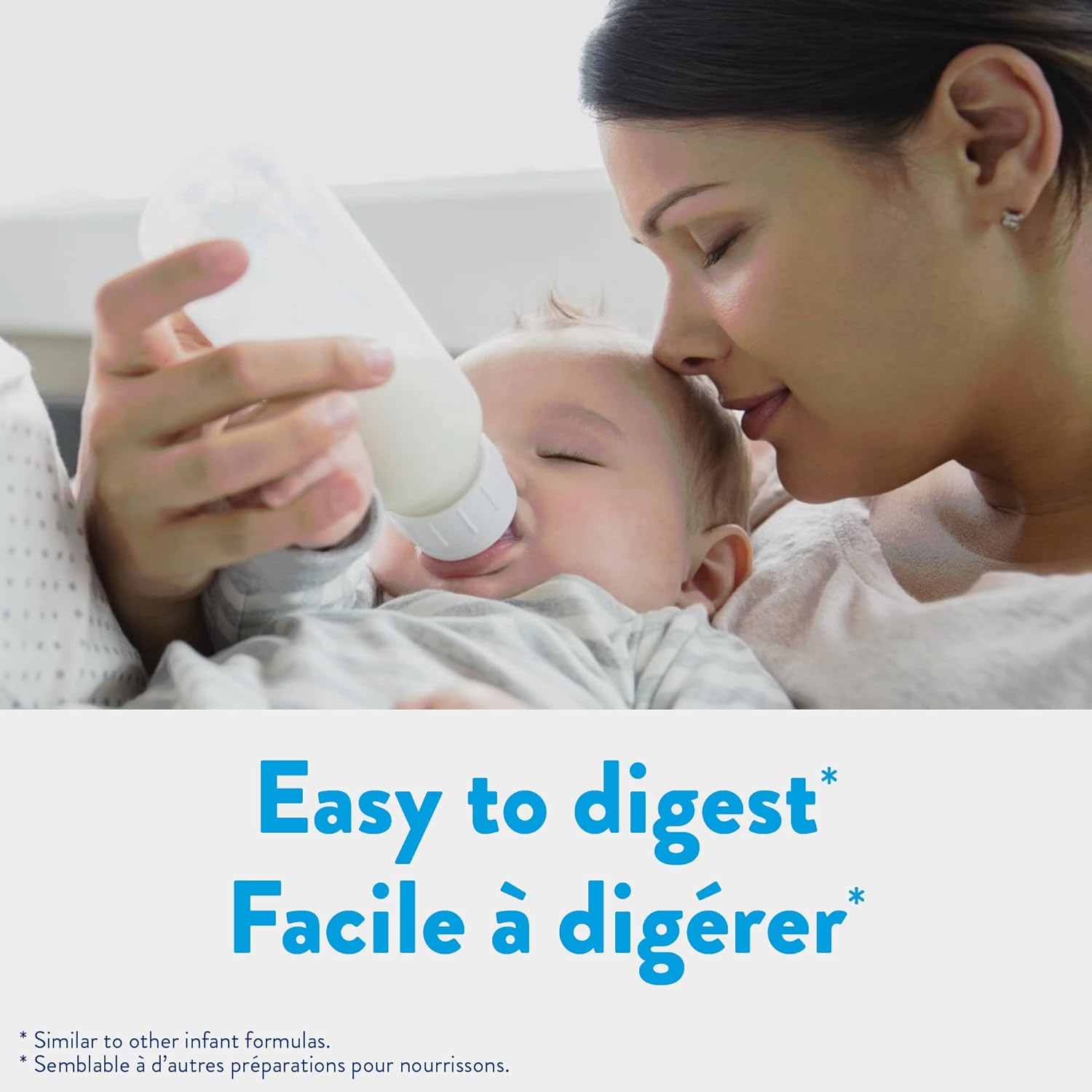 Infant bottle feeding with Similac Advance; Easy to digest claim for formula