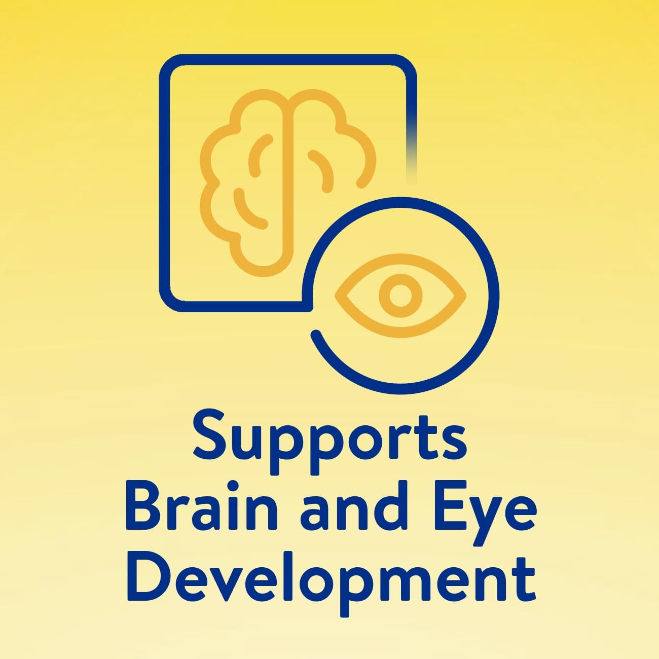 Similac NeoSure graphic: Supports brain and eye development