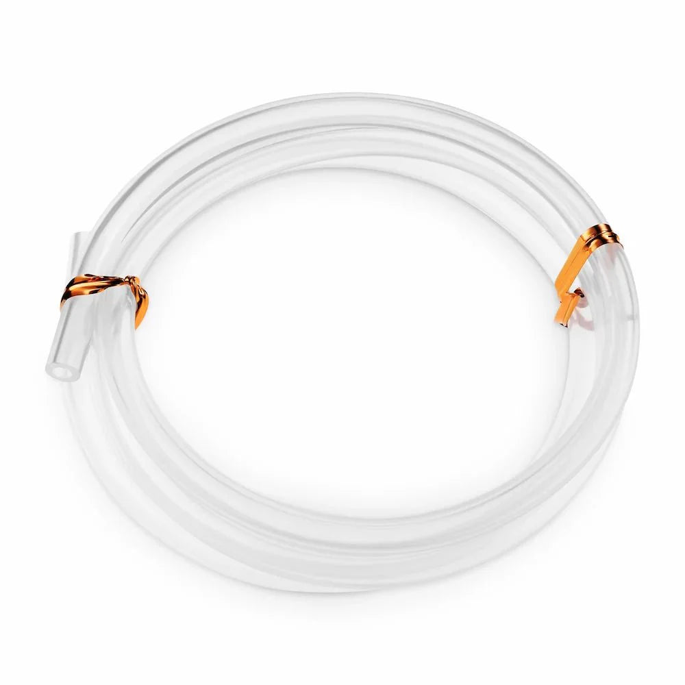 Replacement tubing with orange connectors, clear flexible tube loop