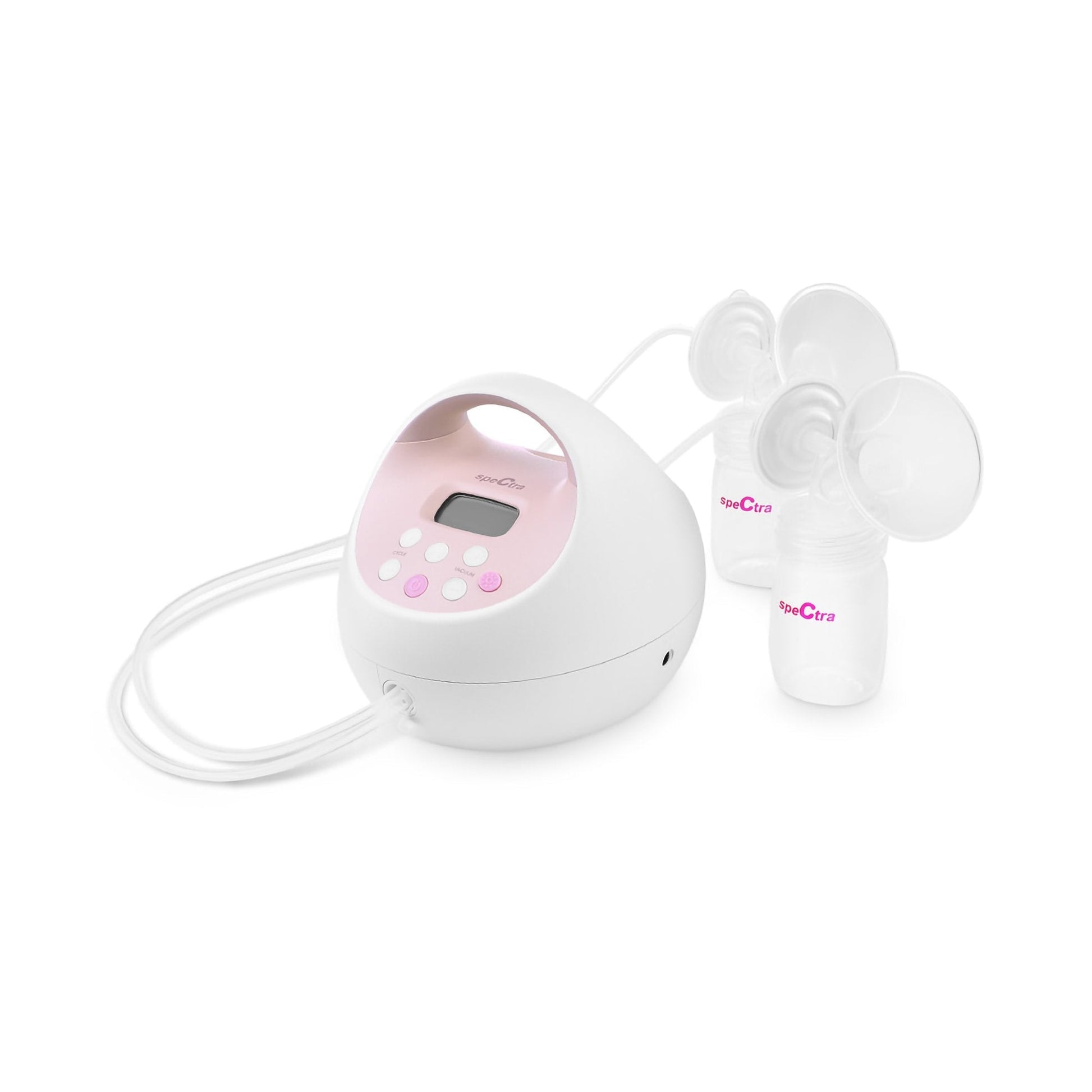 Spectra S2 Plus double electric breast pump with dual breast shields and tubing