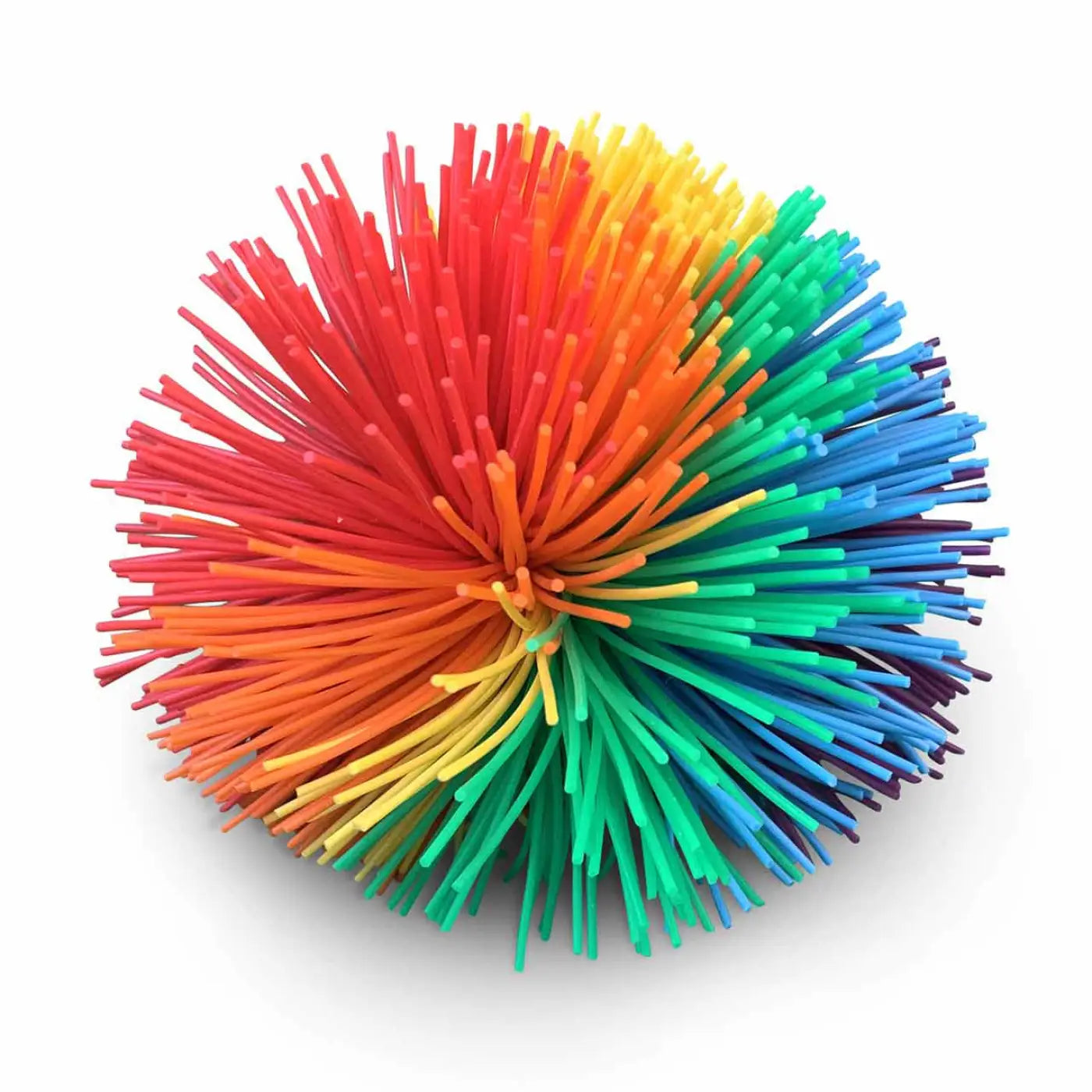 Standard 3 inch Koosh ball with multicolored rubber strands
