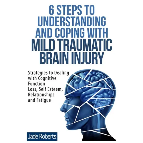 Paperback book cover with bold blue title and brain/head profile illustration.
