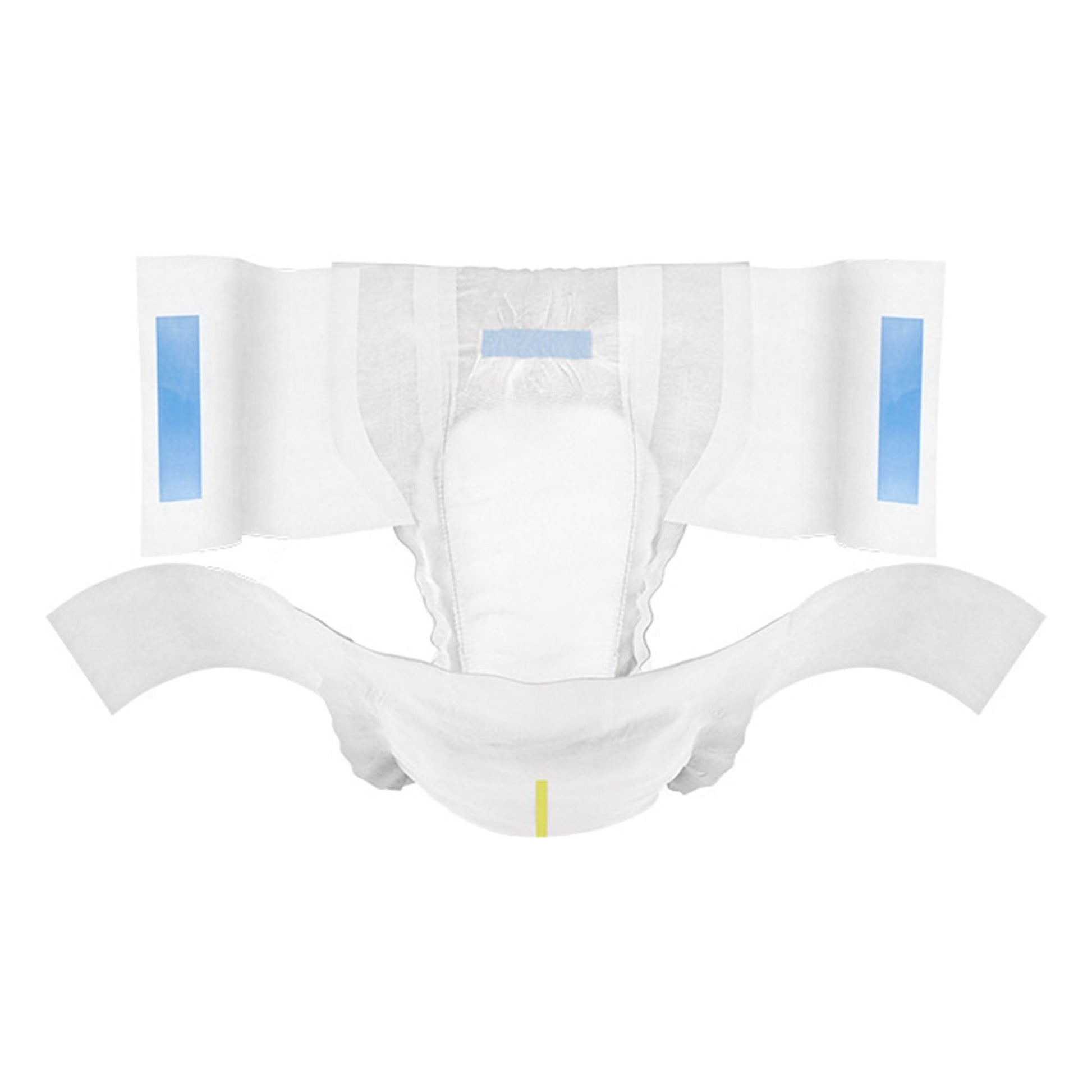 TENA Complete +Care Ultra briefs, white reusable-like style with front absorbent pad