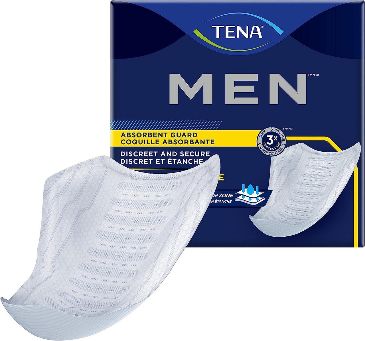 TENA Men Maximum absorbent guard, 3x protection; discreet and secure (x20 pack)