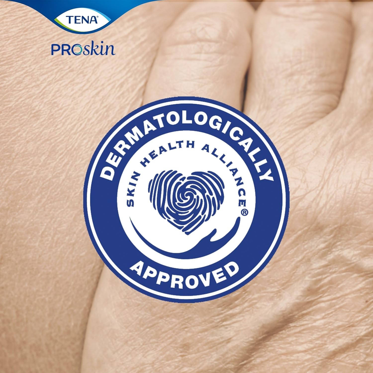 TENA ProSkin night super absorbent pads, skin-friendly surface