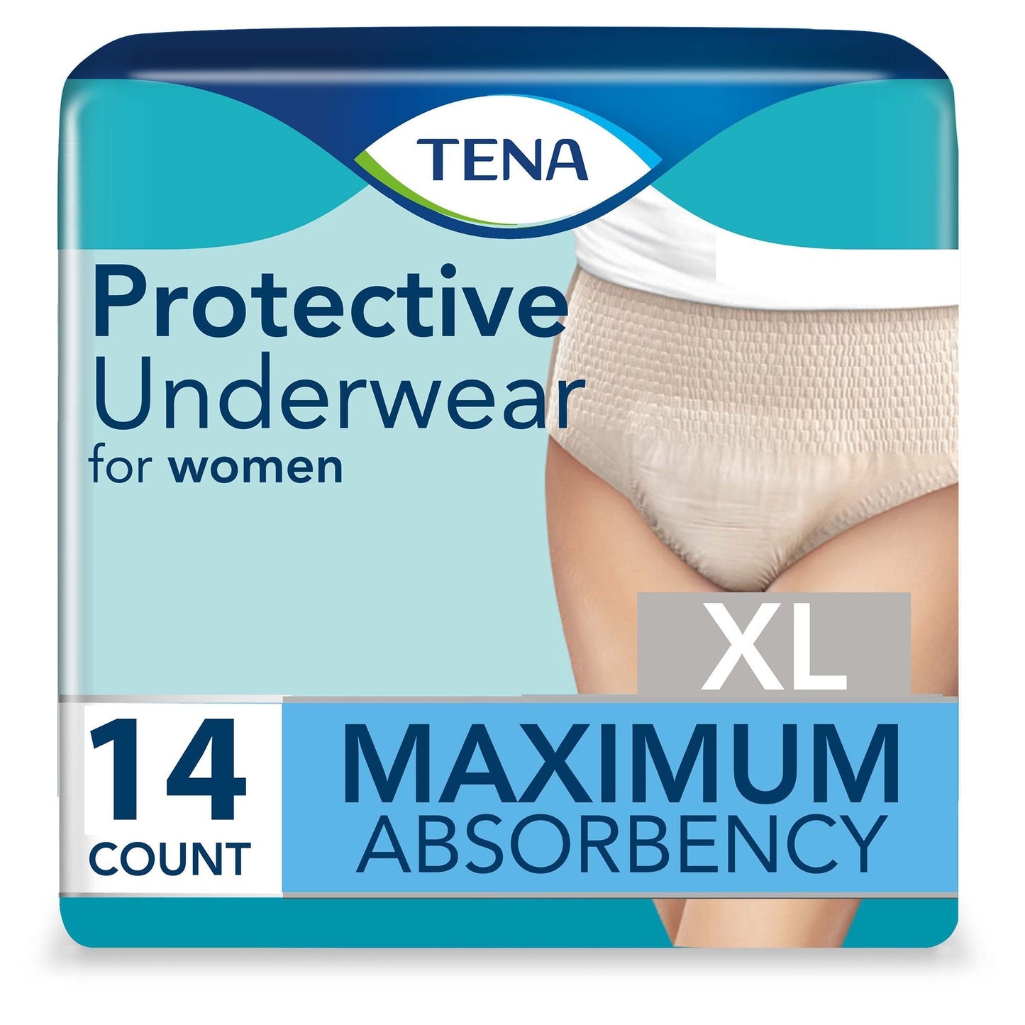 Women’s protective underwear, XL size, maximum absorbency, 14-count pack
